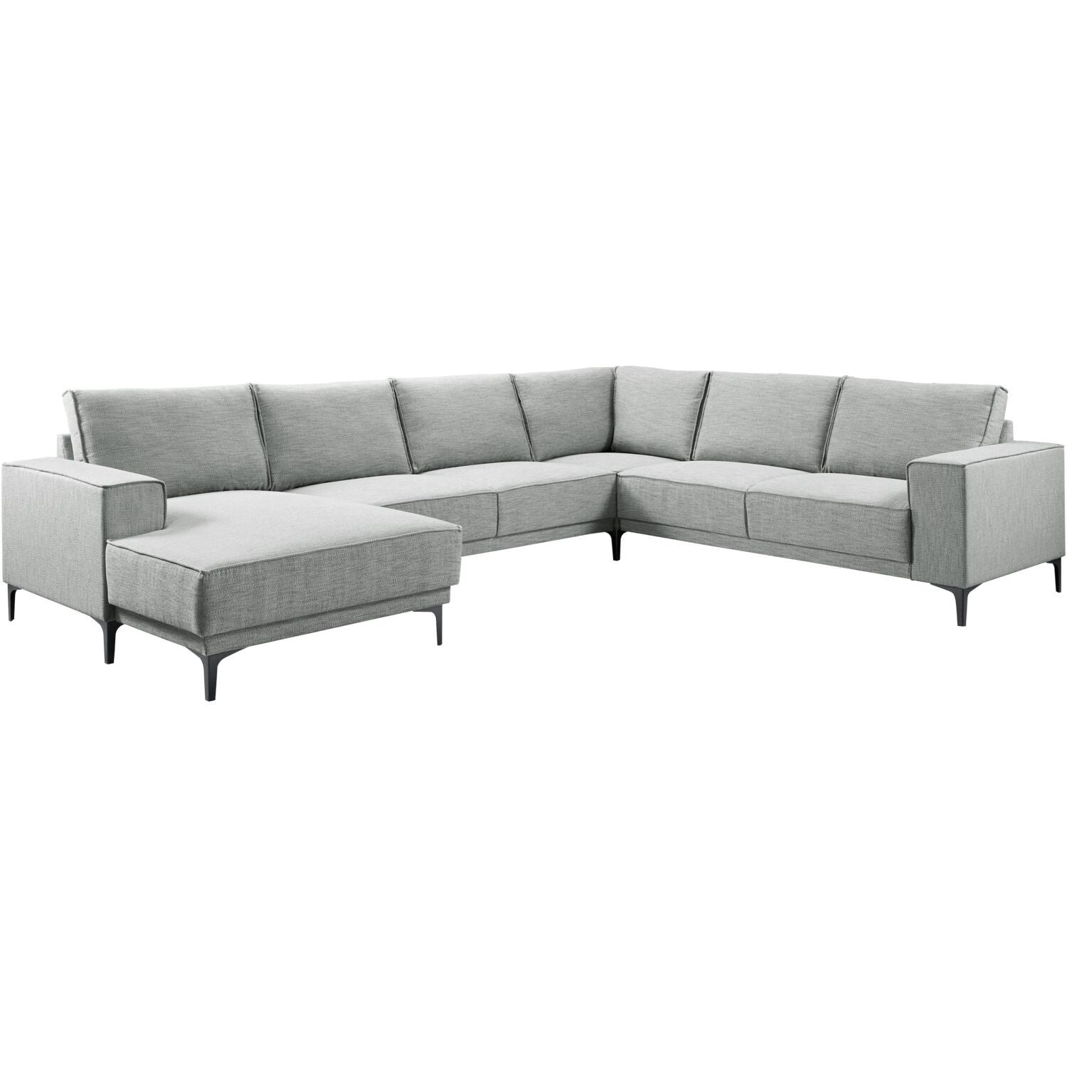 Hoekbank rechts Calira lichtgrijs basic comfort