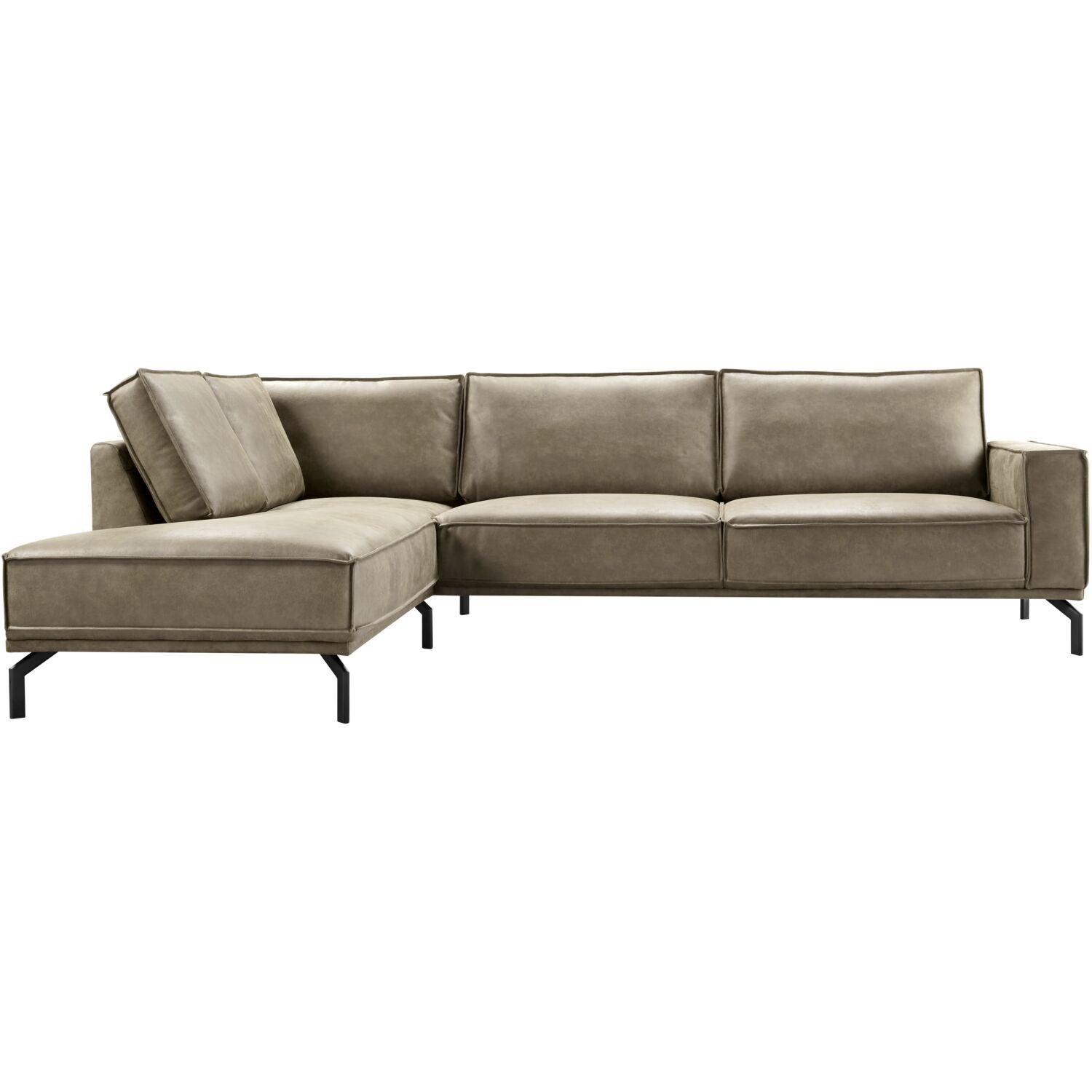 Hoekbank links Alburg groen basic comfort