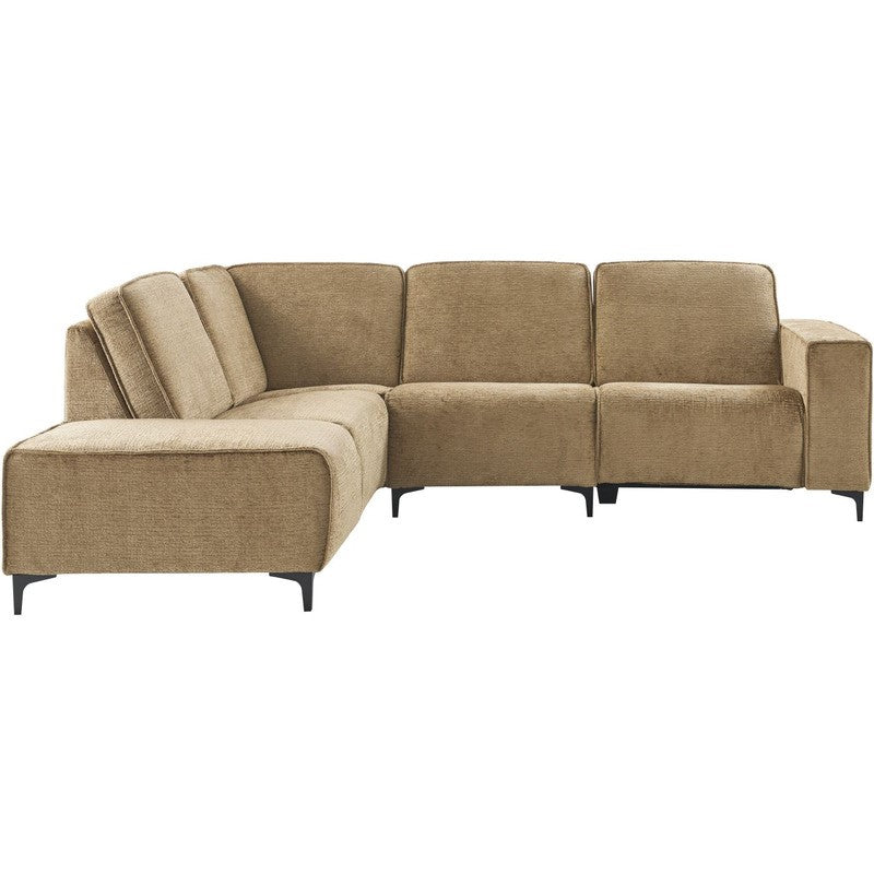 Hoekbank links Laeny bruin premium comfort
