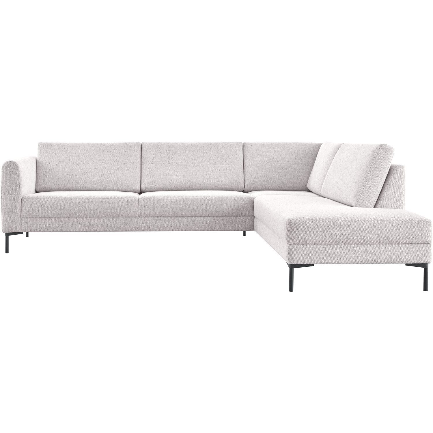 Hoekbank rechts Arluno grijs basic comfort