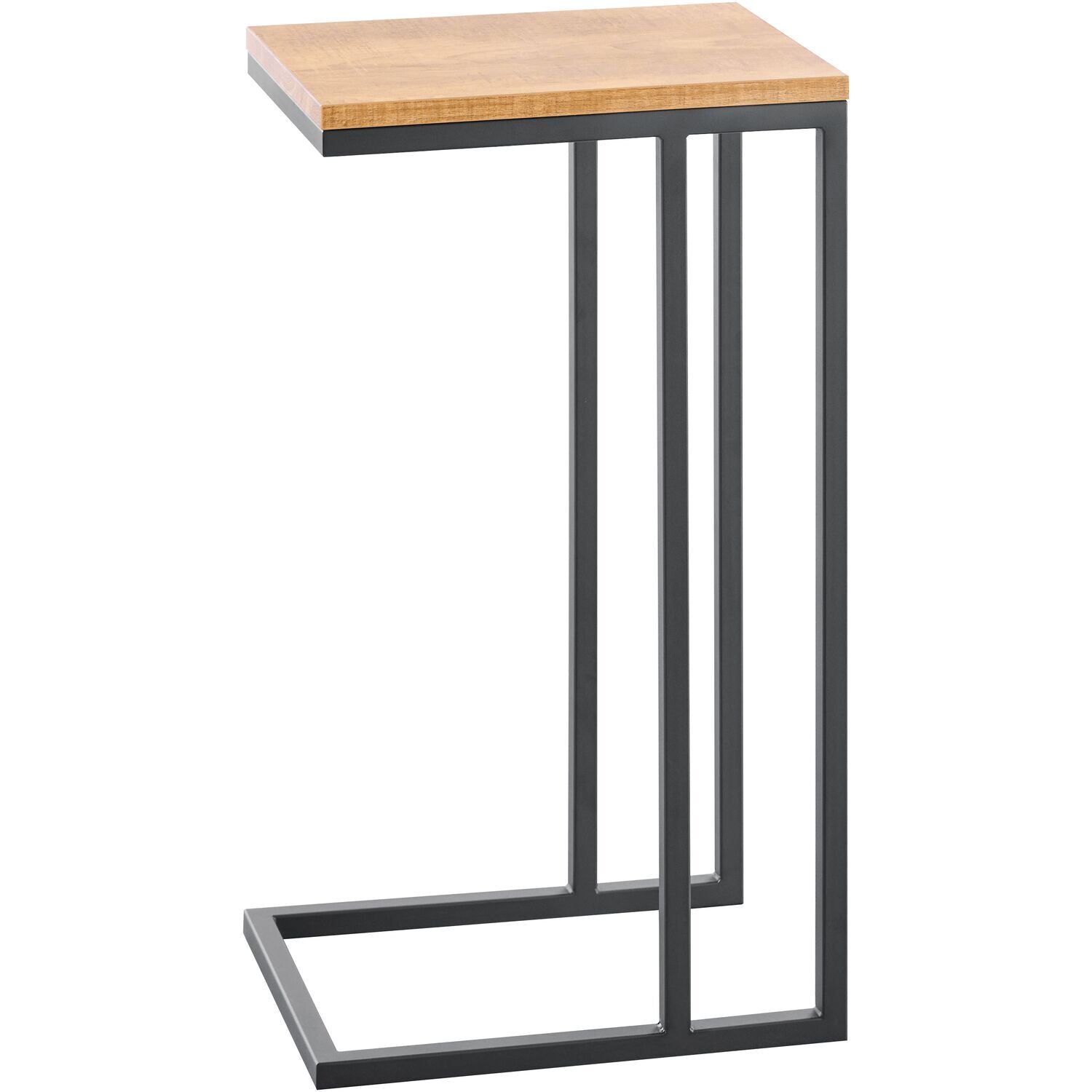 Bijzettafel Budrio lichtbruin 31x41 cm rechthoekig