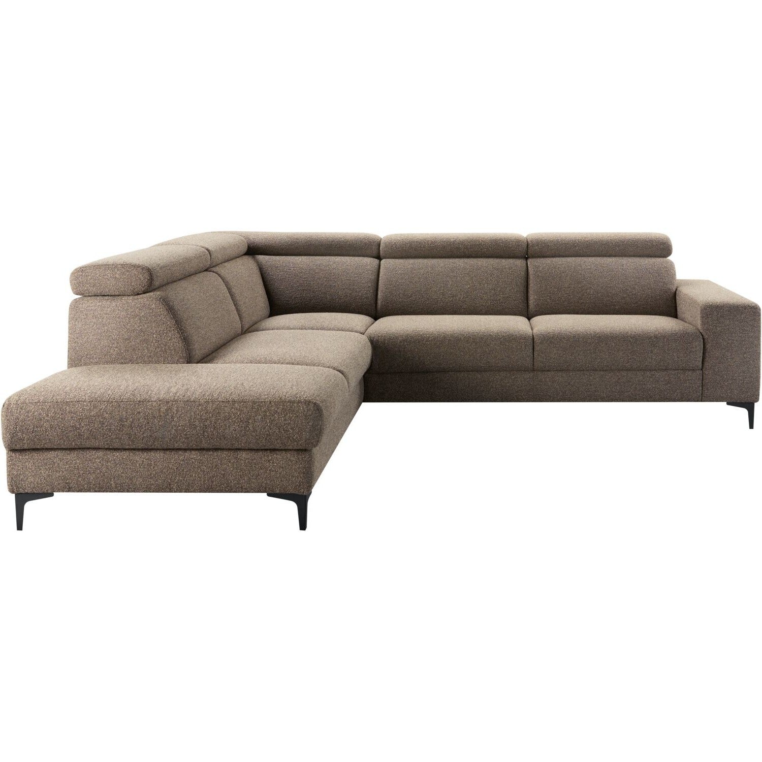 Hoekbank links Ixonia grijs excellent comfort