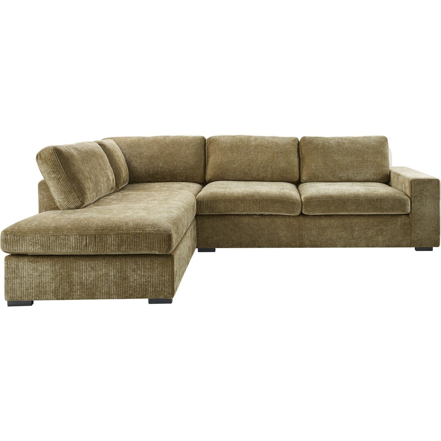 Hoekbank links Yukom groen basic comfort