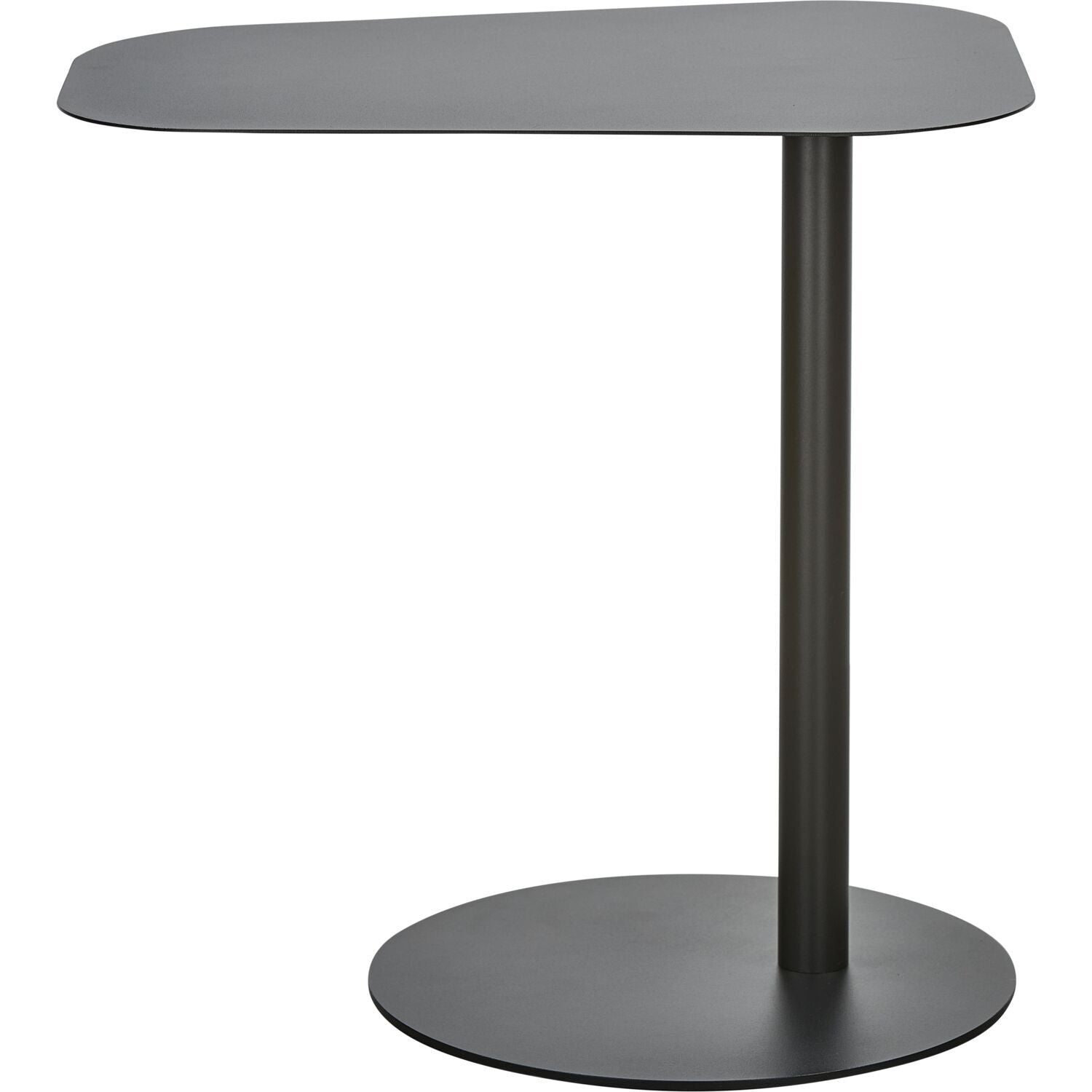 Bijzettafel Meri zwart 50 cm organisch