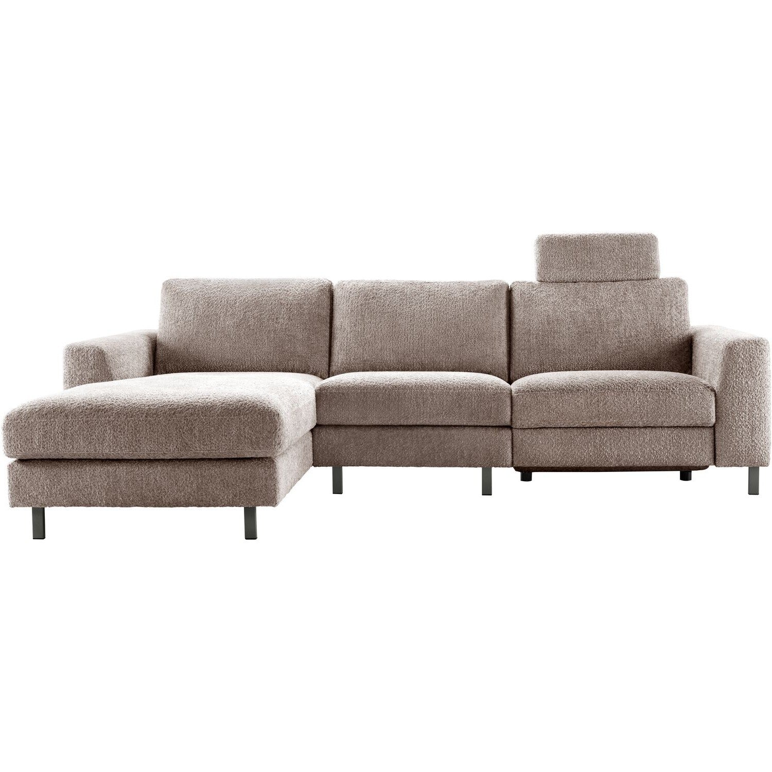 Hoekbank links Totham bruin relaxfunctie basic comfort