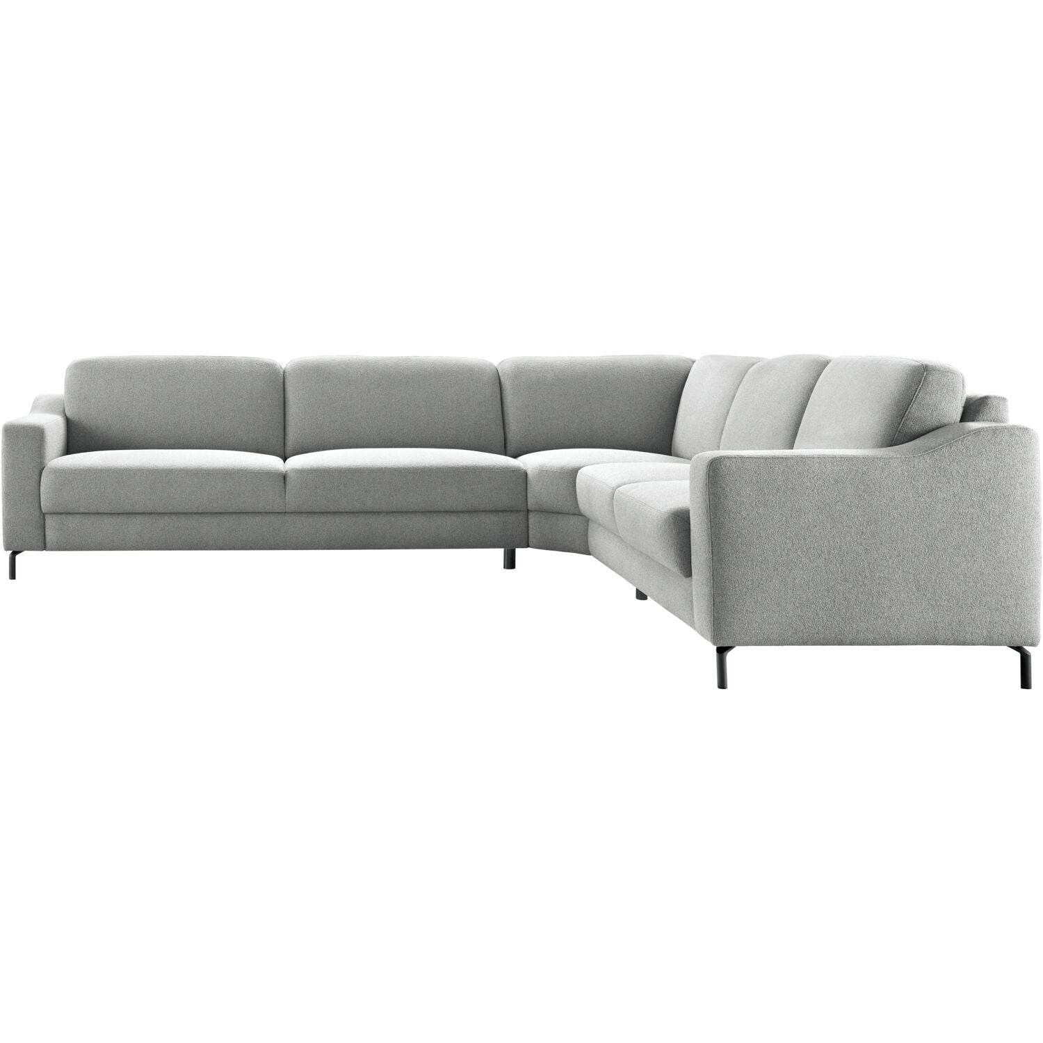 Hoekbank rechts Mirtho grijs supreme comfort