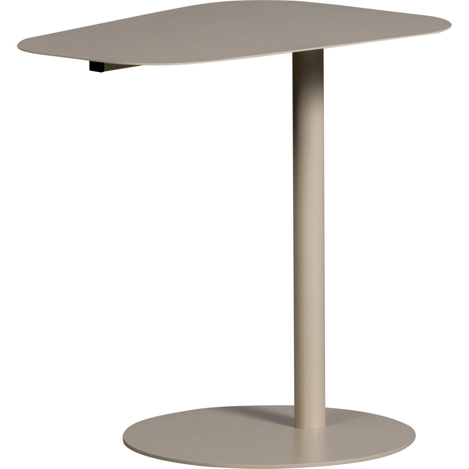 Bijzettafel Meri beige 50 cm organisch