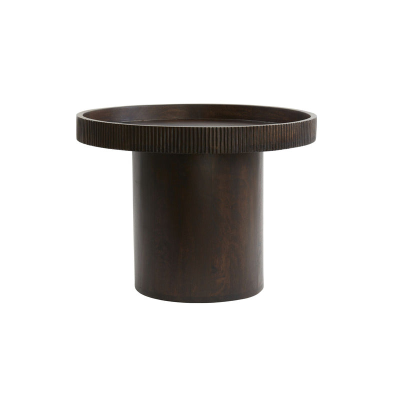Bijzettafel Kalomo medium hout roodbruin