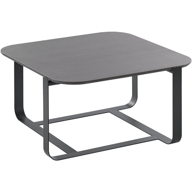 Salontafel Monzunio HPL zwart vierkant 60x60cm
