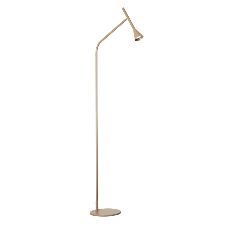 Vloerlamp Klaro metaal taupe