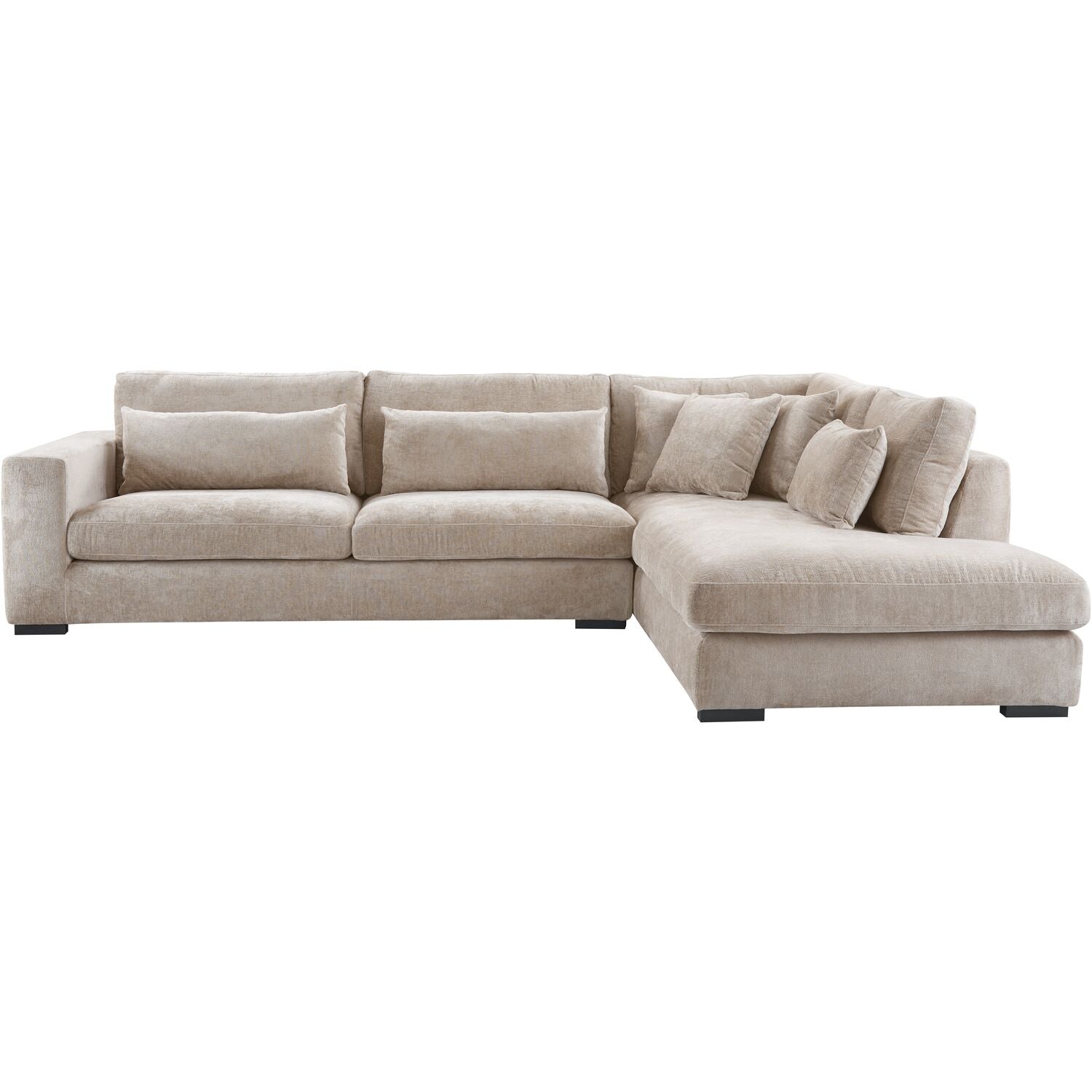 Hoekbank rechts Comiso taupe