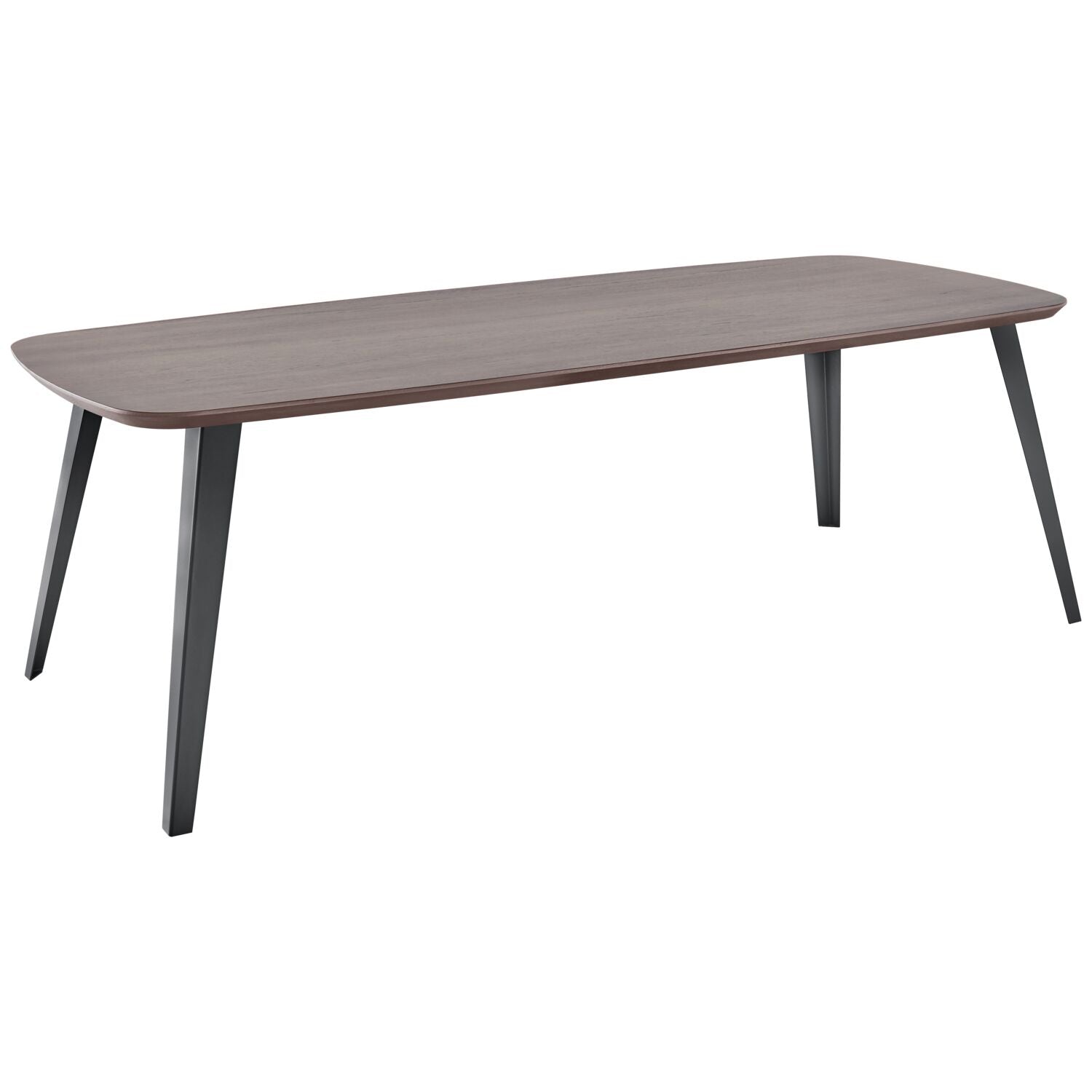 Eettafel Baltara Deens ovaal coffee bruin 240x100cm
