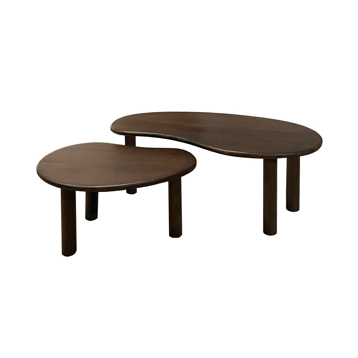 Salontafelset Nubira mangohout bruin