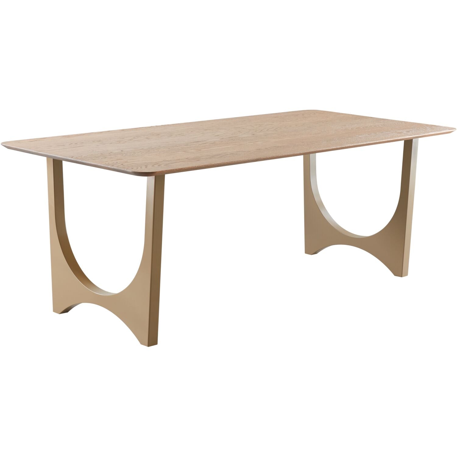 Eettafel Tabiro rechthoekig cashmere bruin 200x100cm