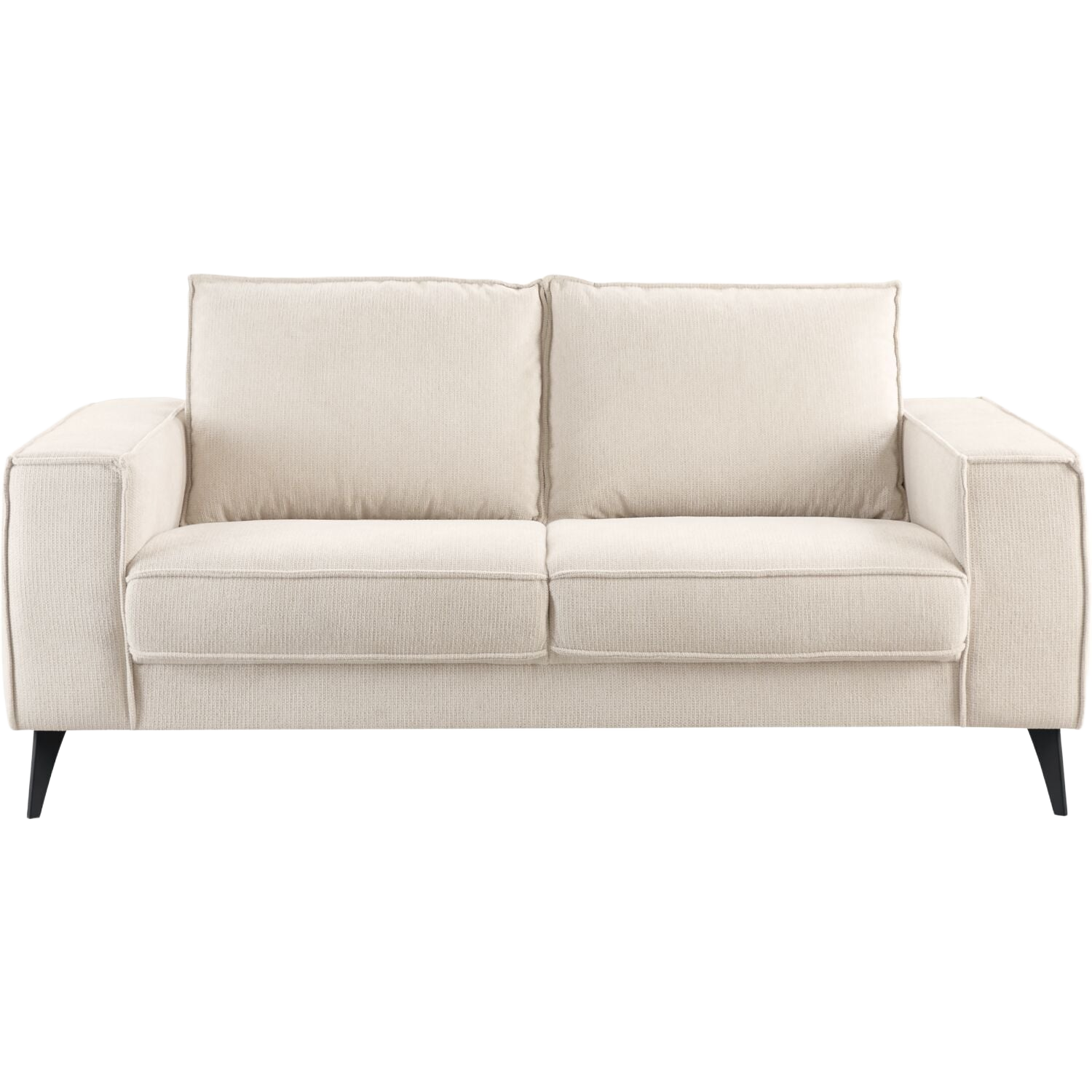 2,5 zitsbank Barrio ecru 2x80 basic comfort