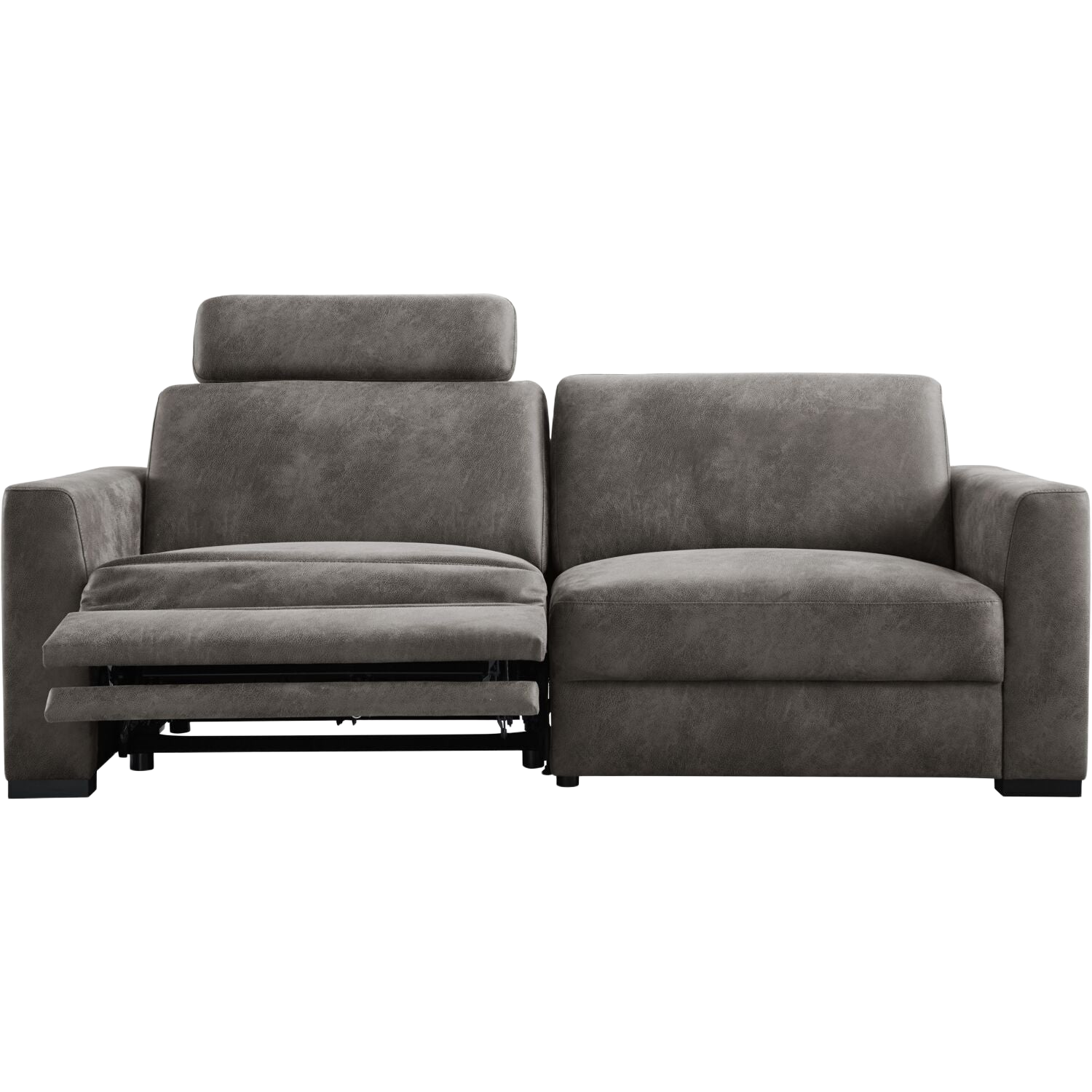 3 zitsbank Muscolo donkergrijs relaxfunctie supreme comfort