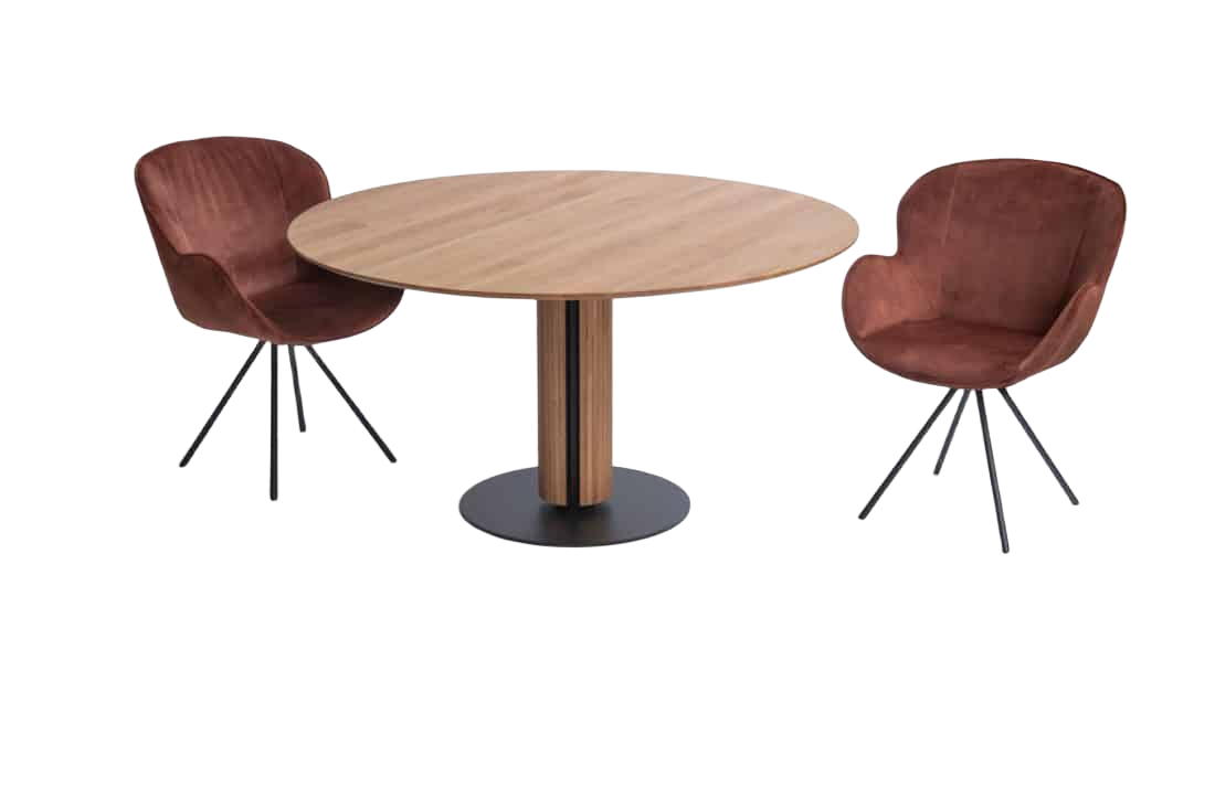 Steely – eettafel rond