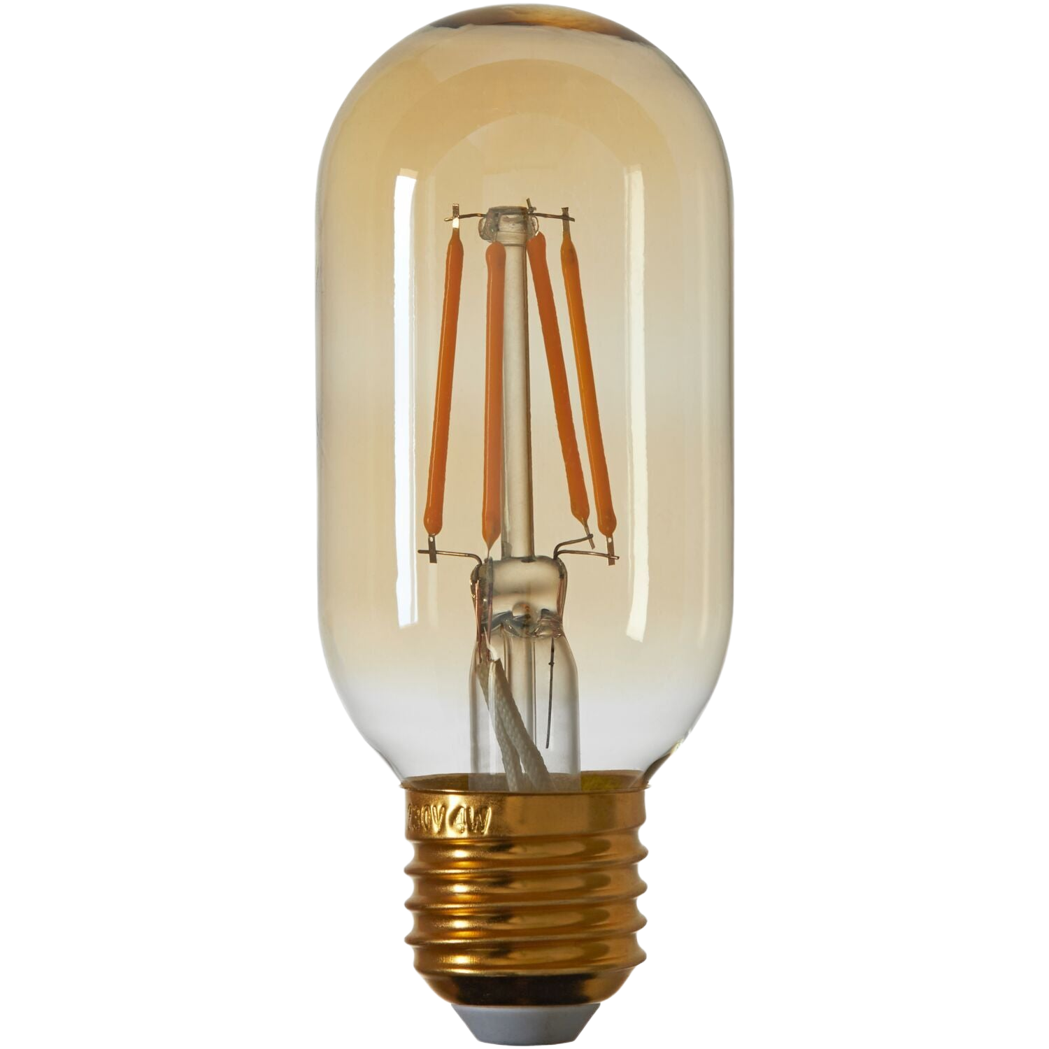 E27 Ledlamp Luce amber 4 Watt 4,5x10 cm staaf