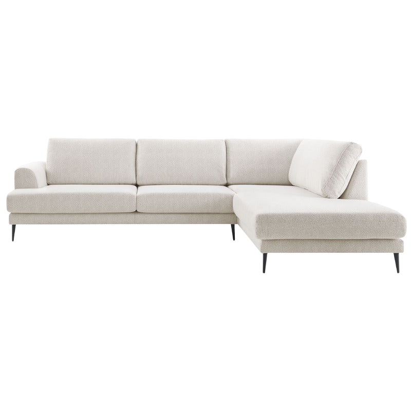 Hoekbank rechts Ansio HR-visco zitting beige