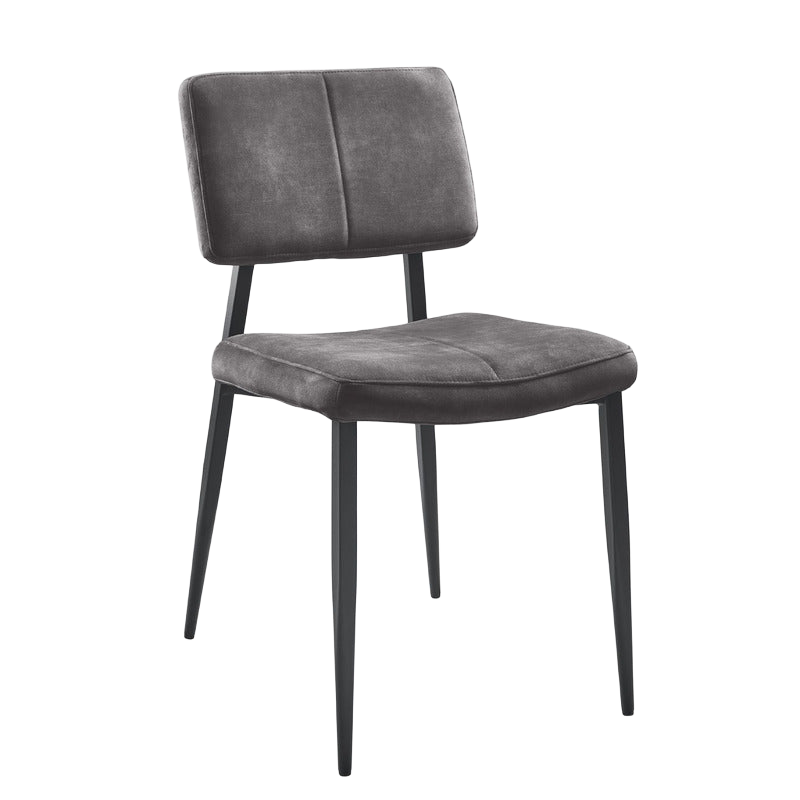Eetkamerstoel Gento velvet antraciet