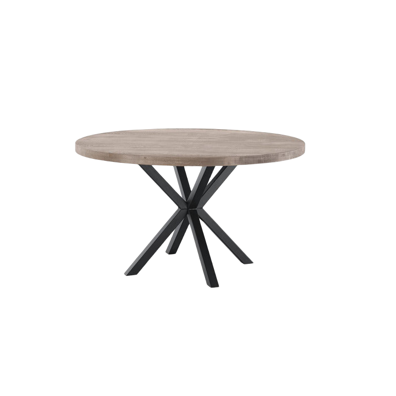Eettafel Tavolo eikenhout 130 cm rond moose