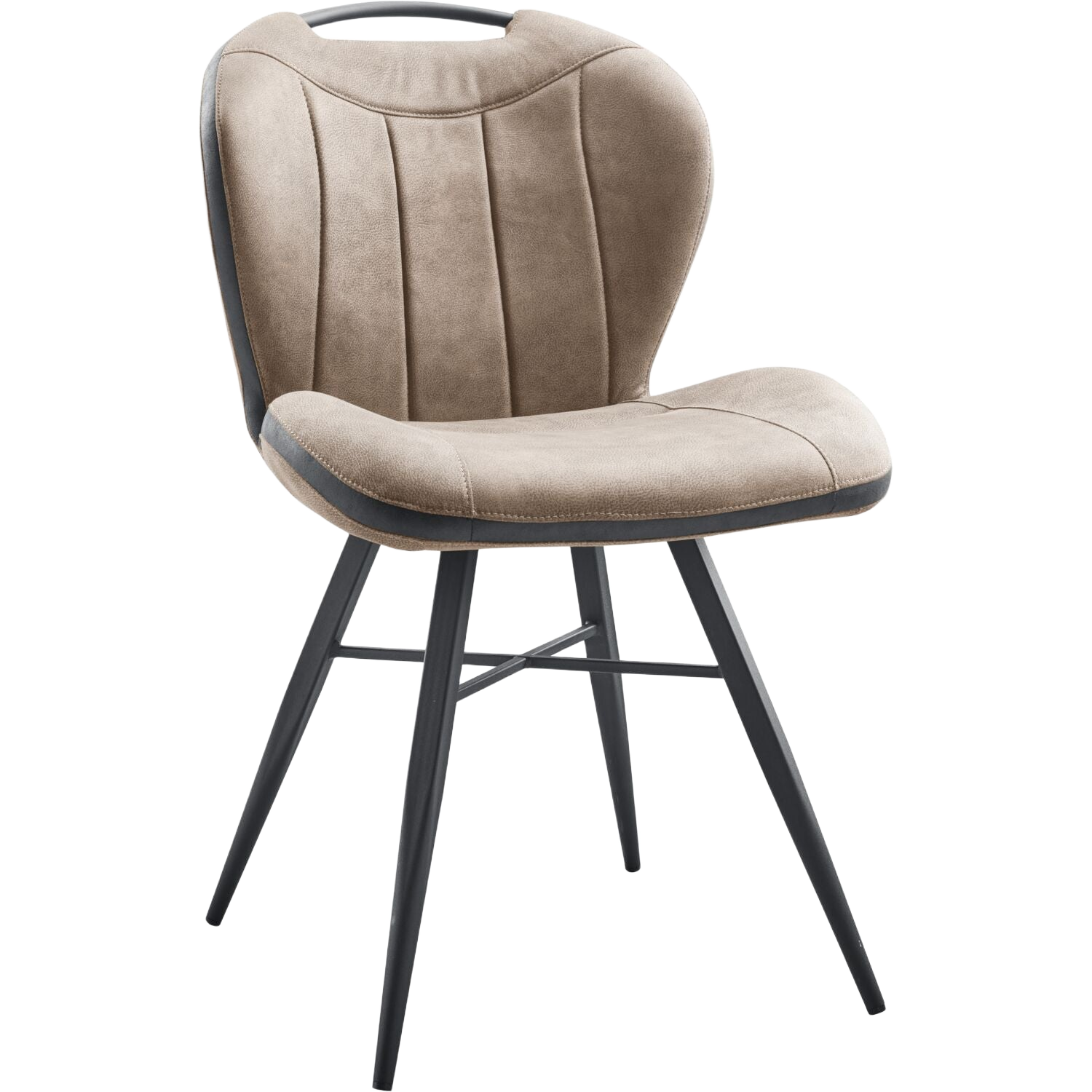 Eetkamerstoel Tantini microvezel taupe
