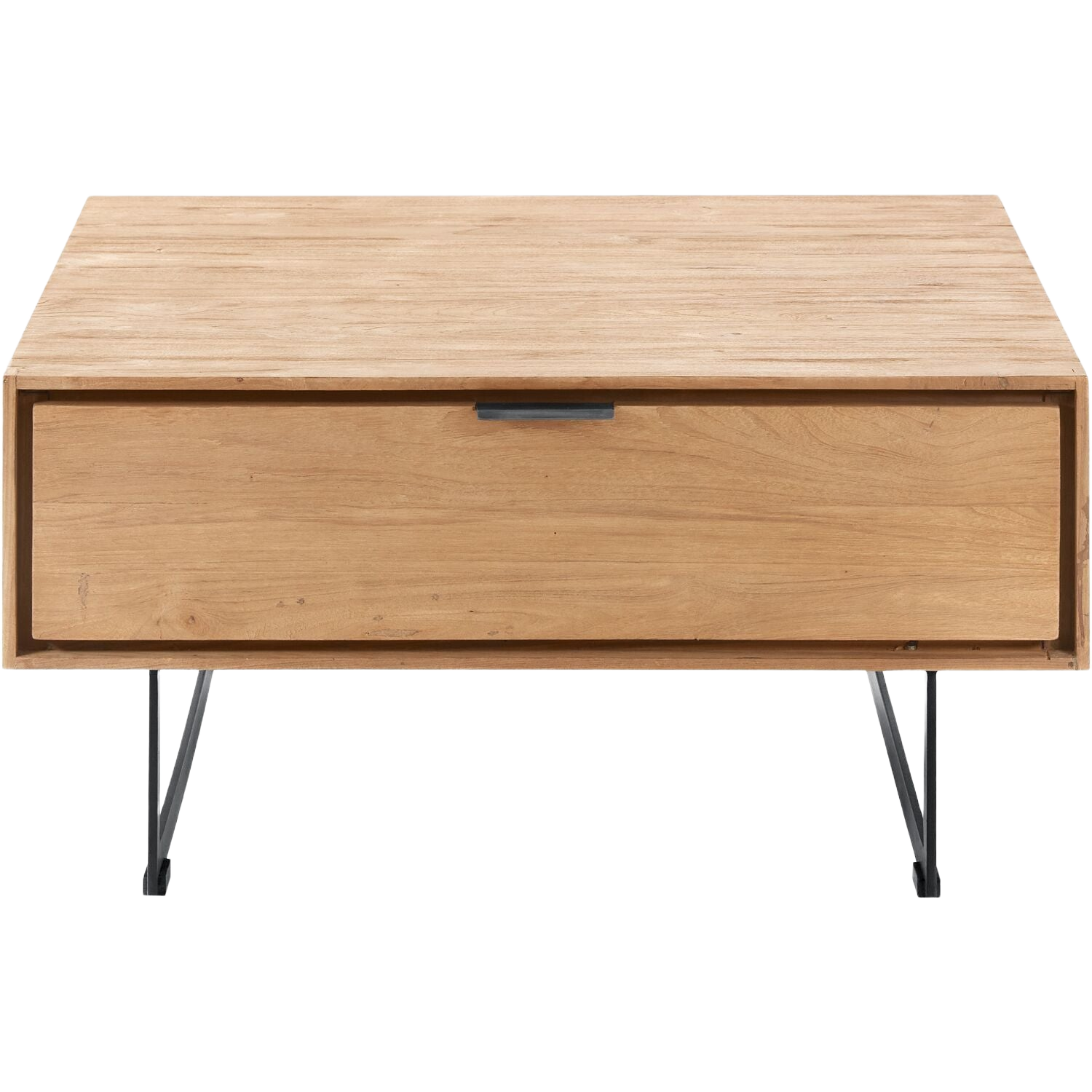 Salontafel Aska 80x80 cm vierkant naturel brushed