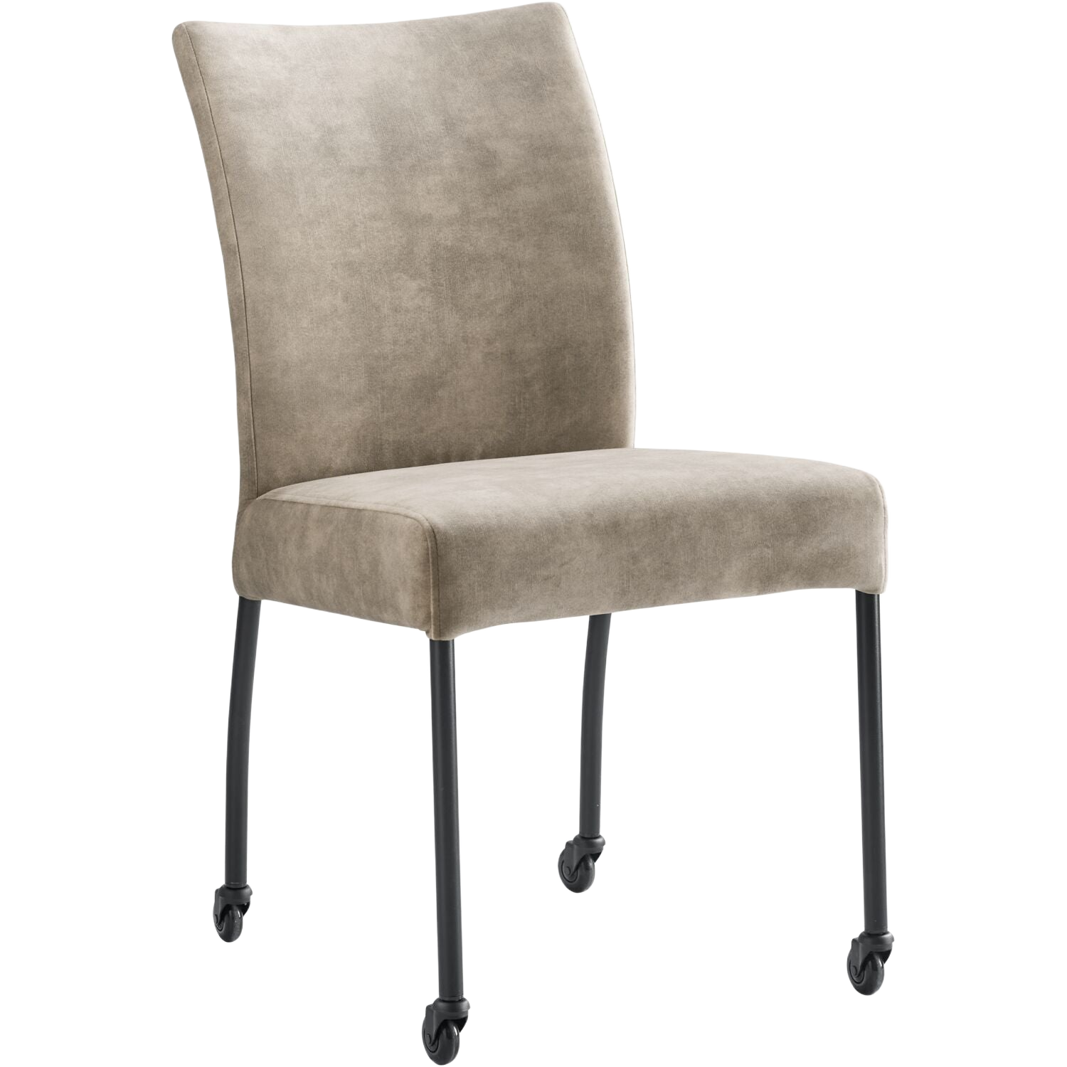 Eetkamerstoel Sessione velvet beige