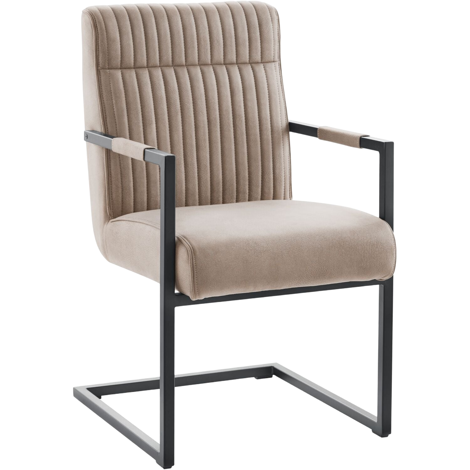 Eetkamerstoel Dantero microvezel beige