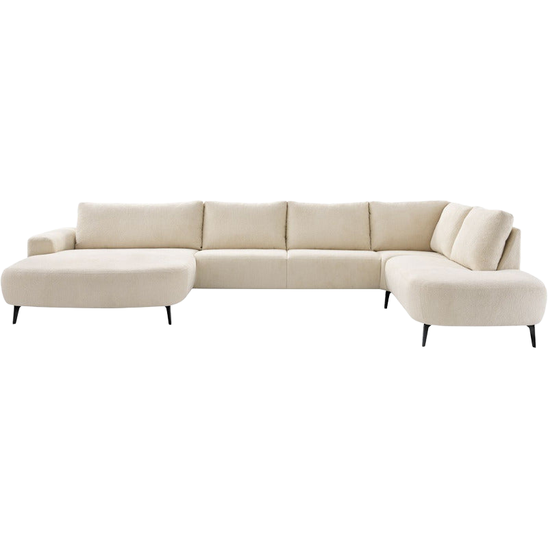 Hoekbank rechts Davanti HR-zitting beige