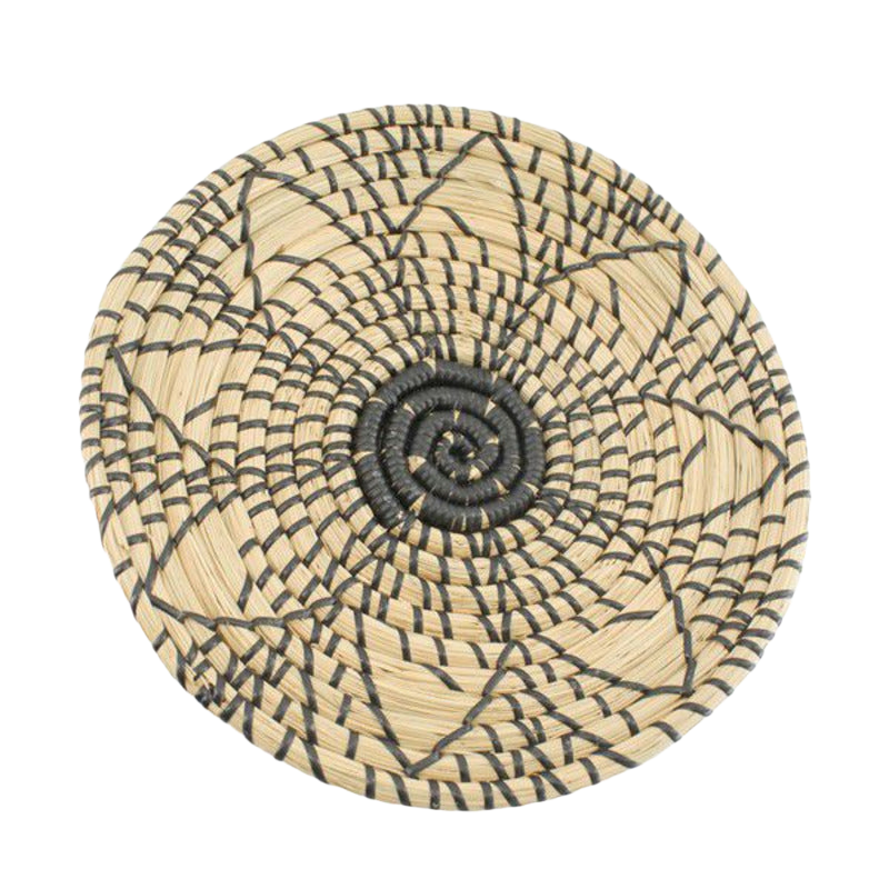 Wandhanger Arcana rond 28 bruin zwart