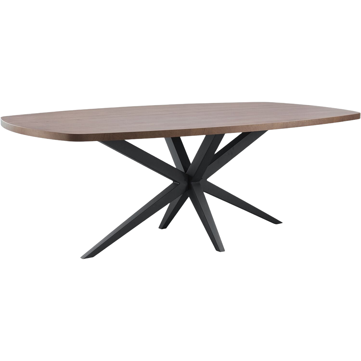 Eettafel Mascaro 160x92 cm Deens ovaal dark mango