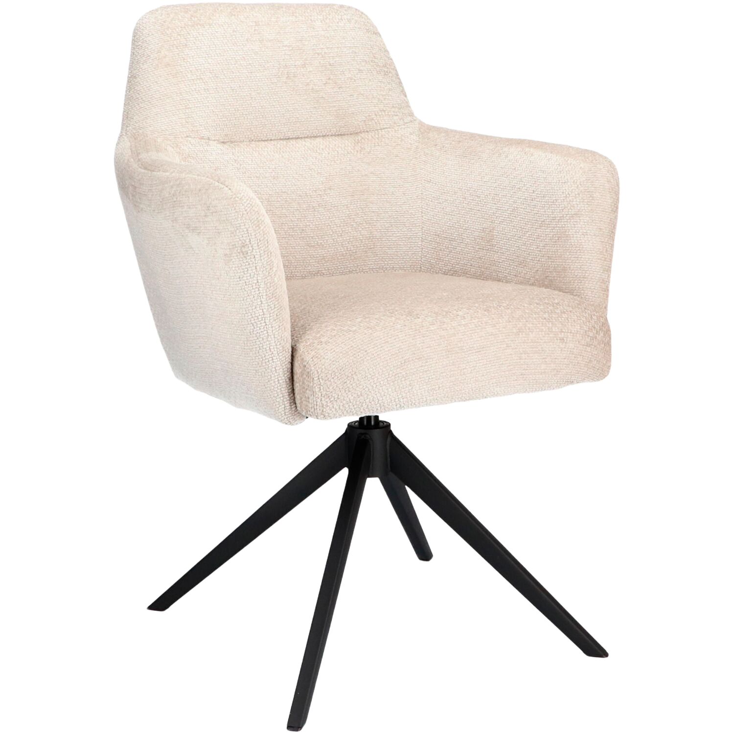 Eetkamerstoel Balestro draaibaar beige