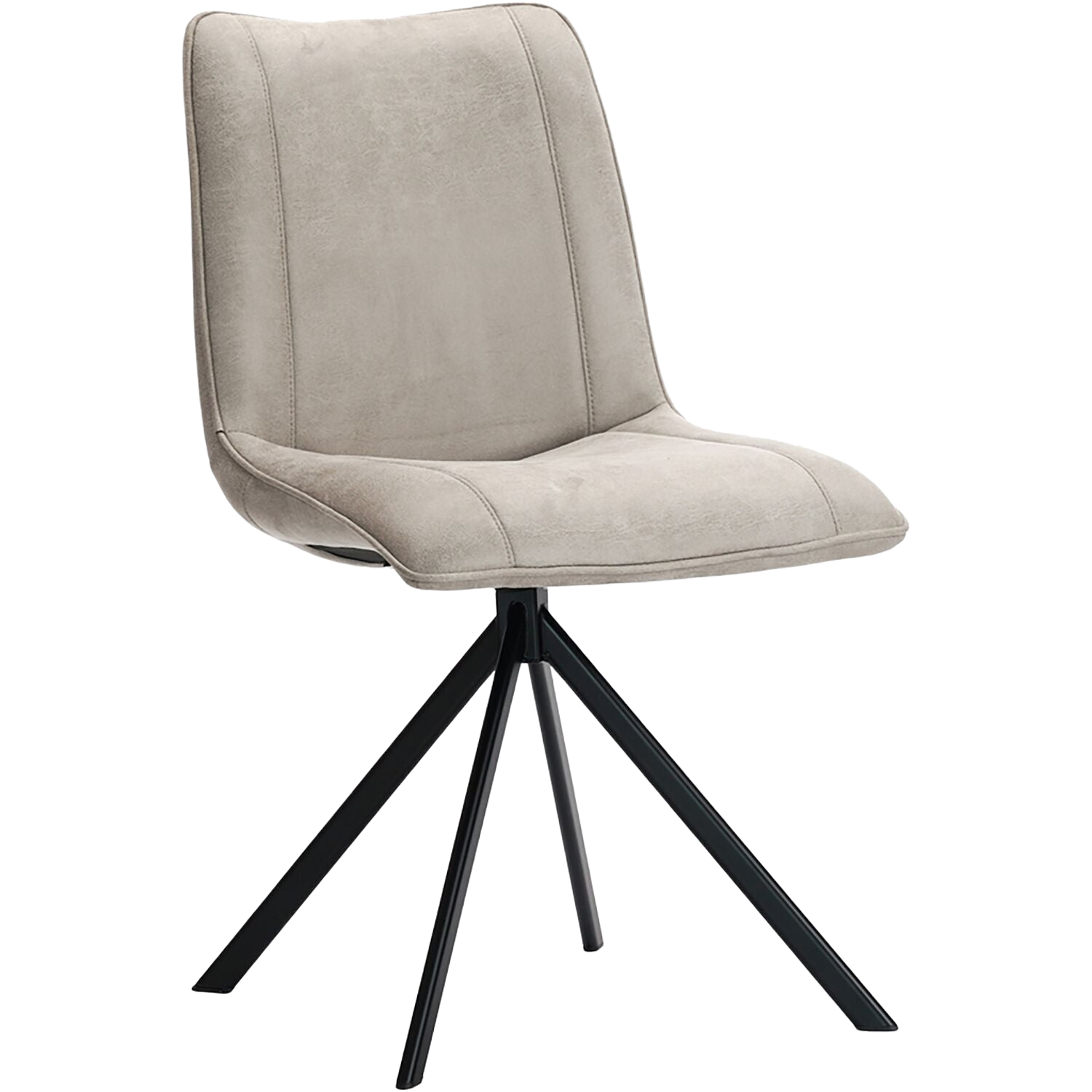 Eetkamerstoel Fare microleder beige