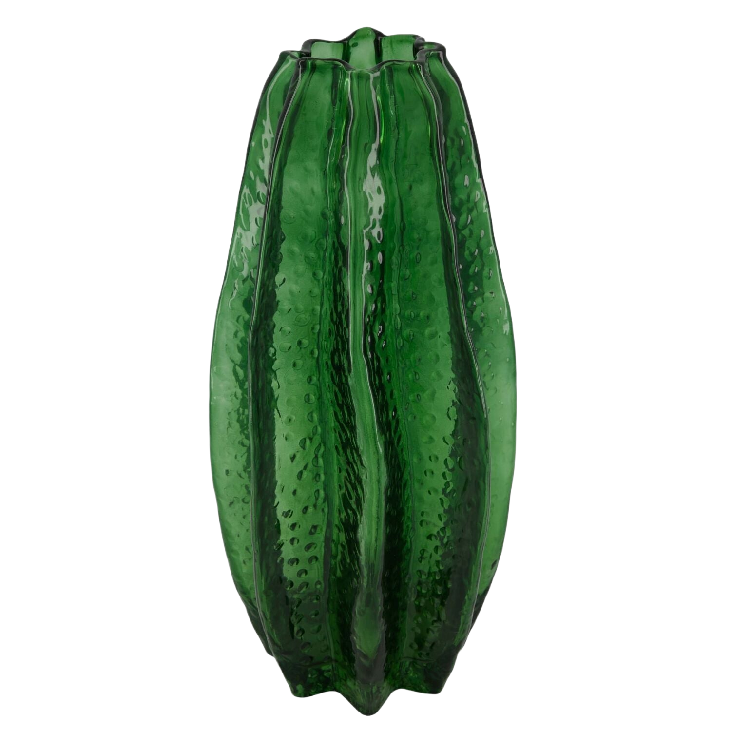 Vaas Trissino transparant groen large