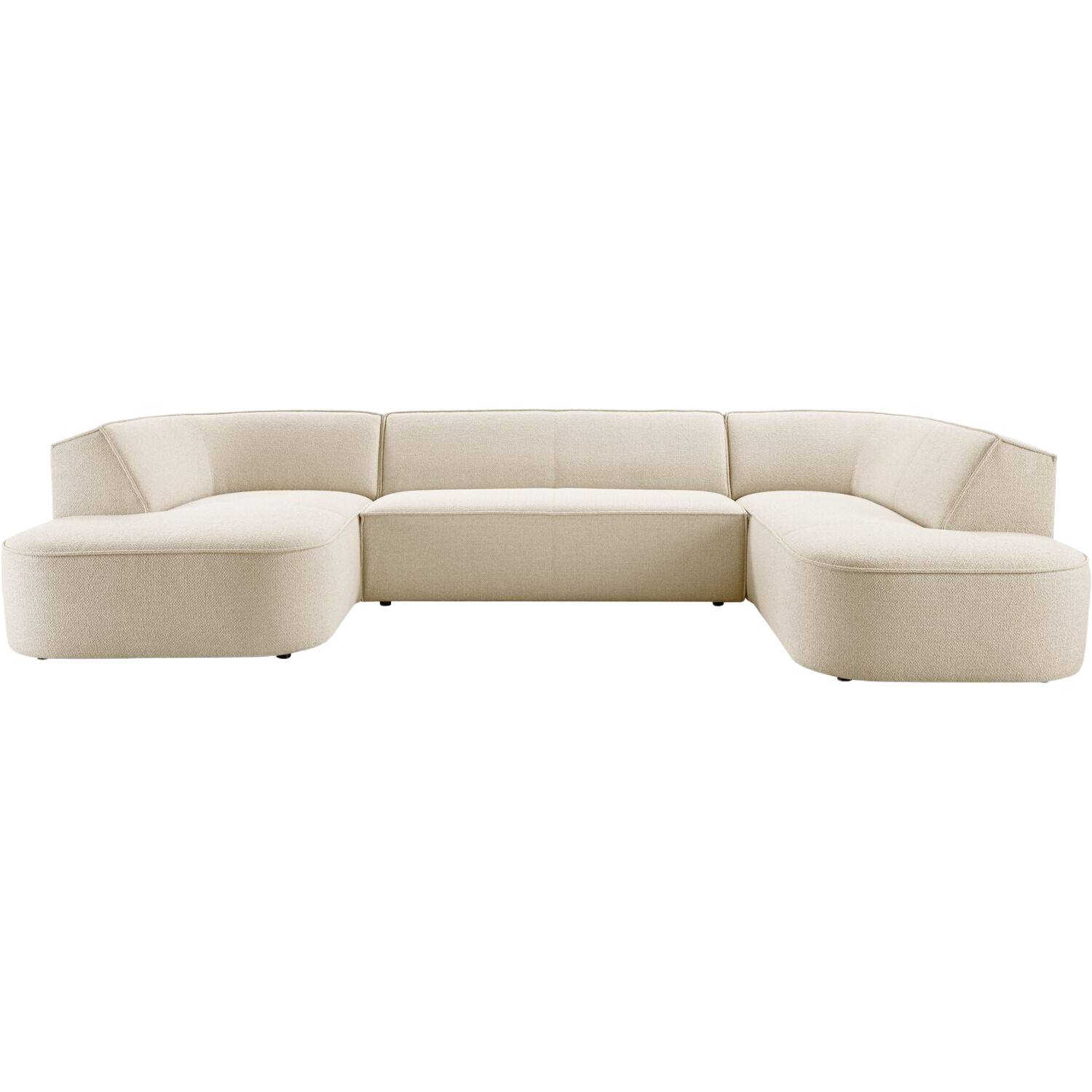 Elementenbank links breed Baricci HR koudschuim ecru
