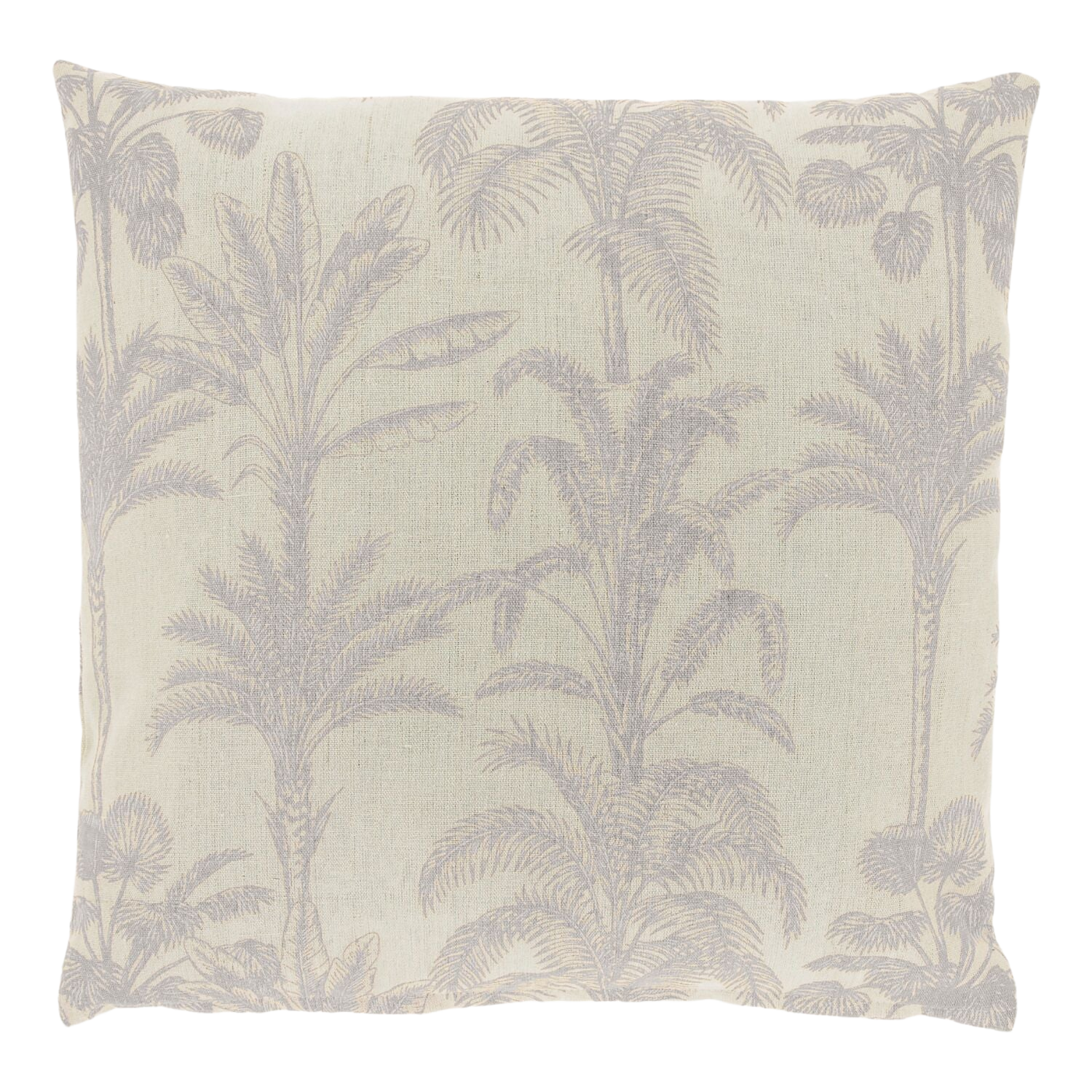 Sierkussen Canosa grijs met palmboom print