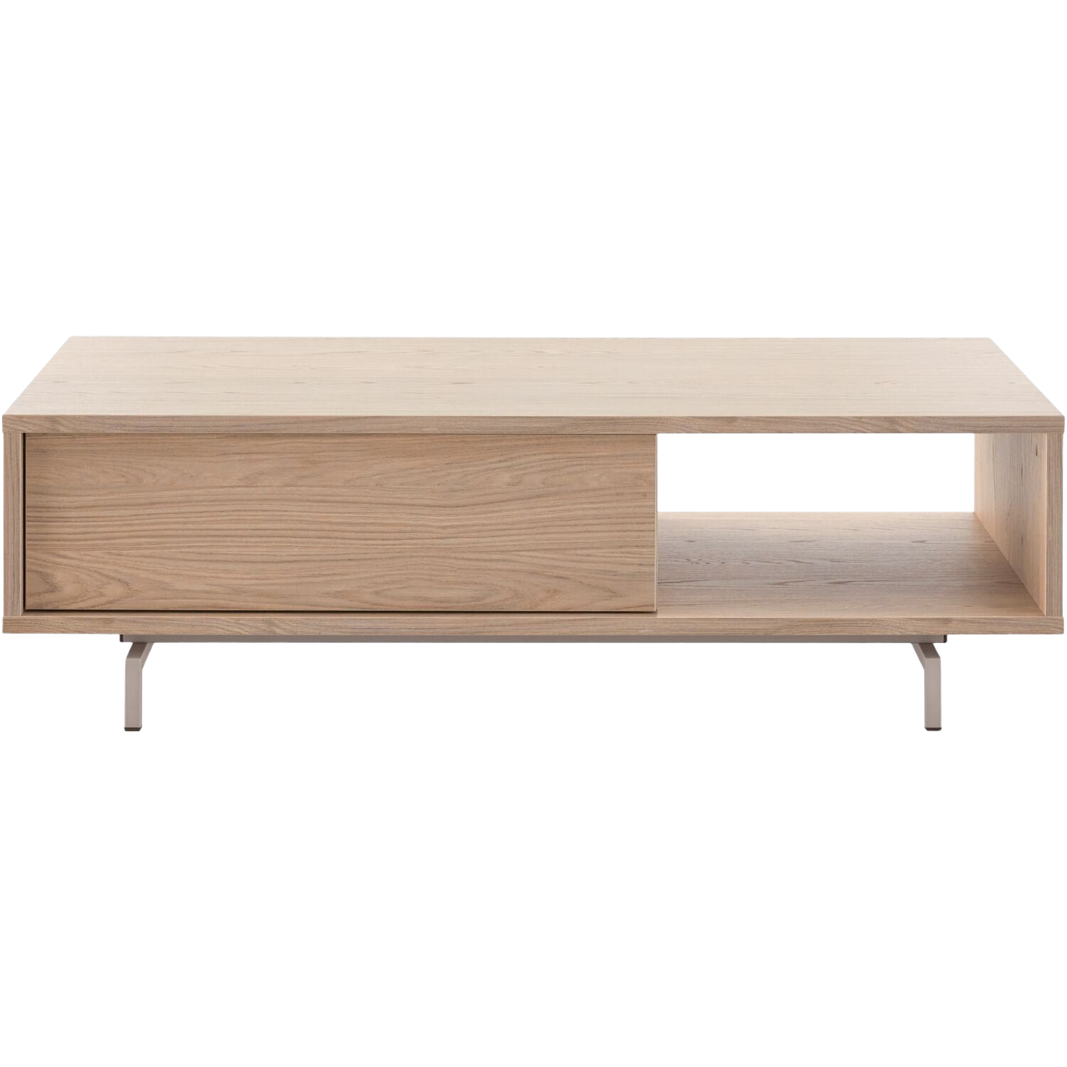 Salontafel Famosa 67x131 cm rechthoekig bruin