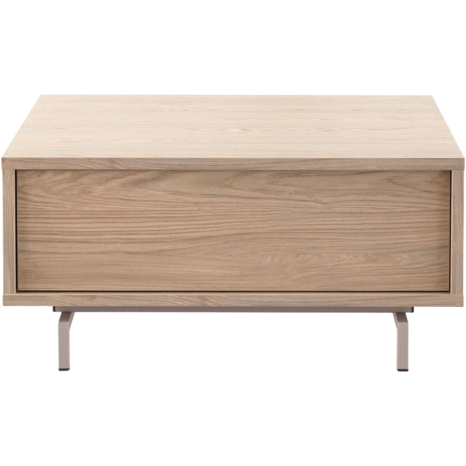 Salontafel Famosa 83x83 cm vierkant bruin