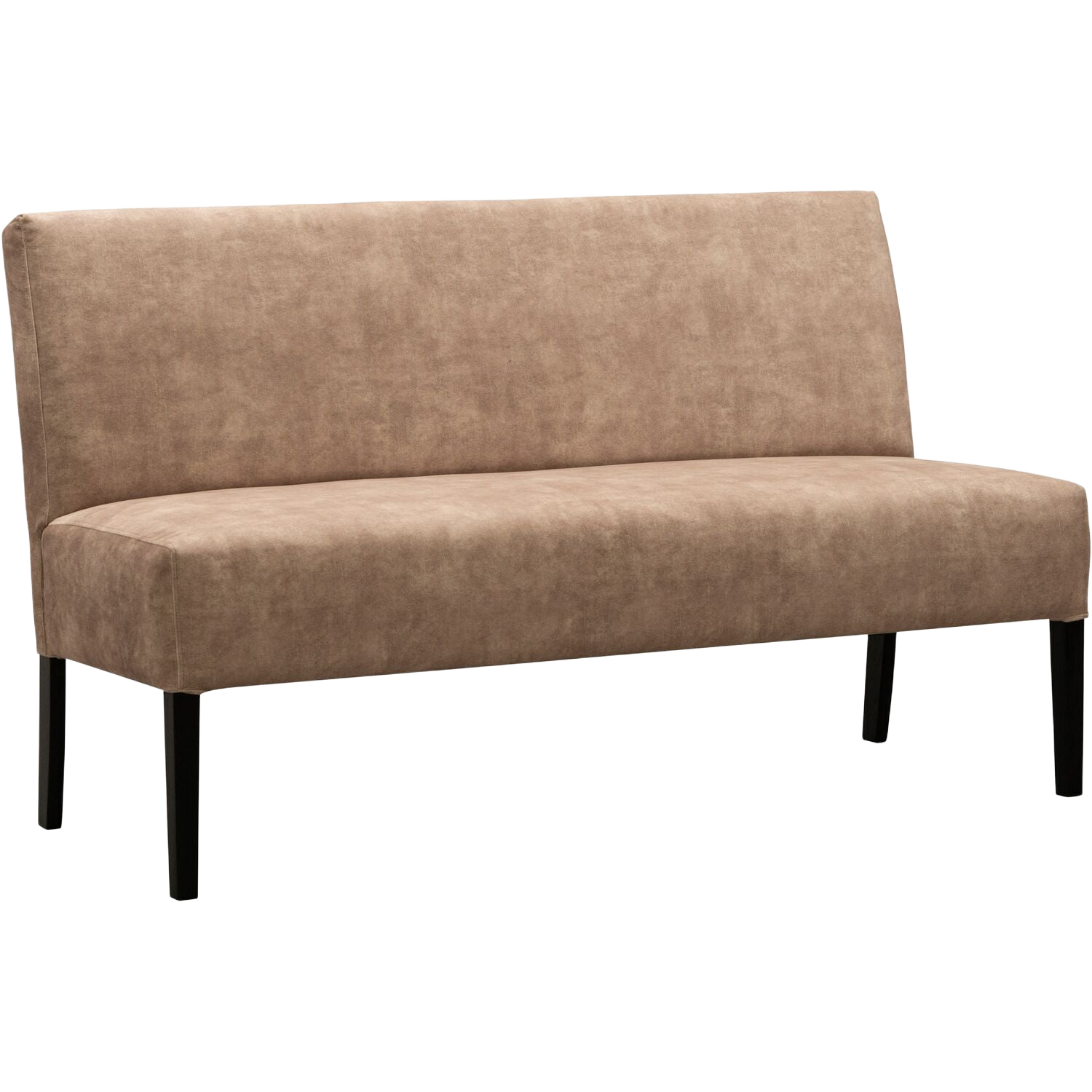Eetkamerbank Avanza 170 cm velvet lichtbruin