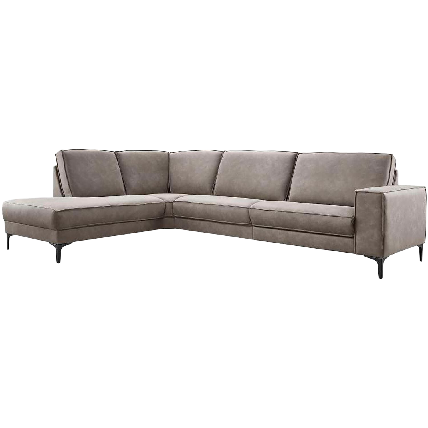 Hoekbank links Barrio bruin basic comfort