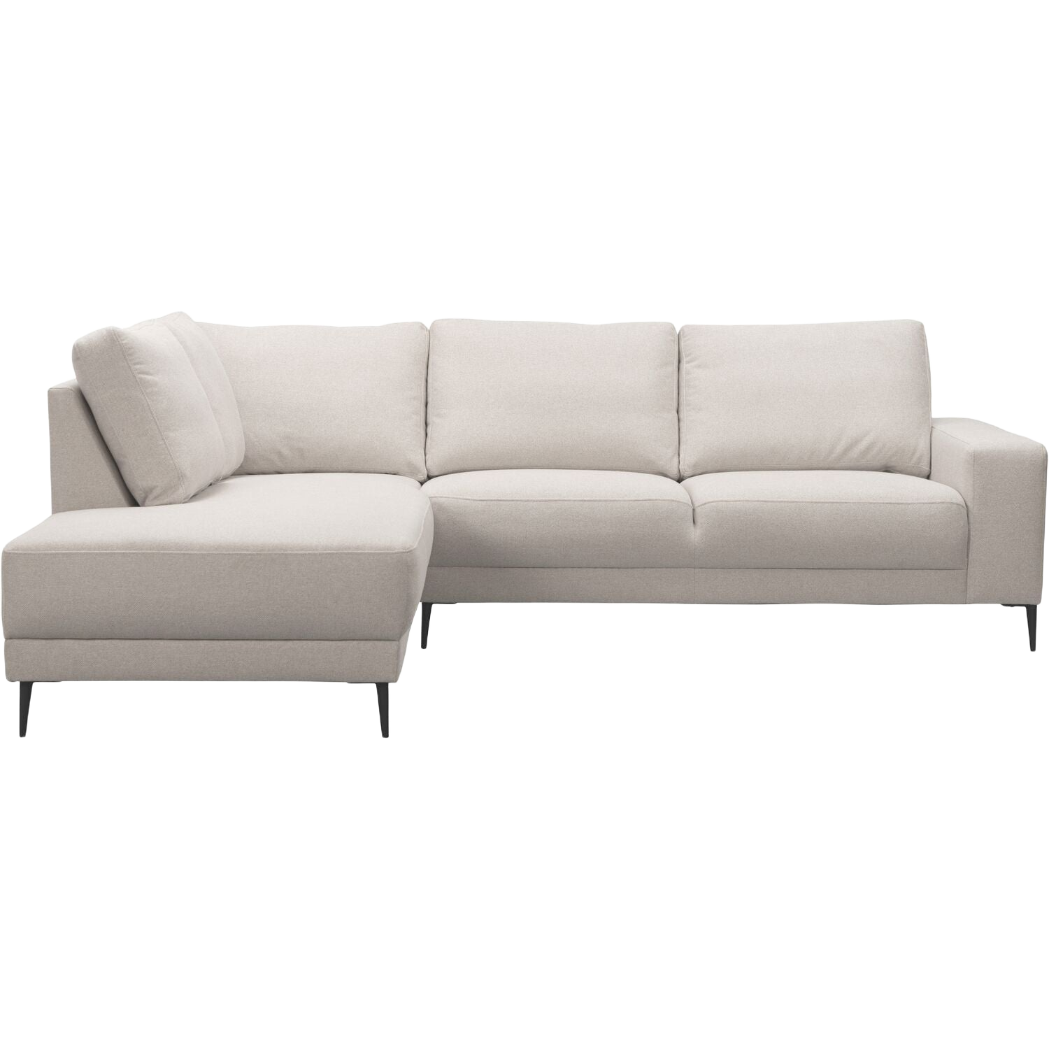 Hoekbank links Portona ecru premium comfort