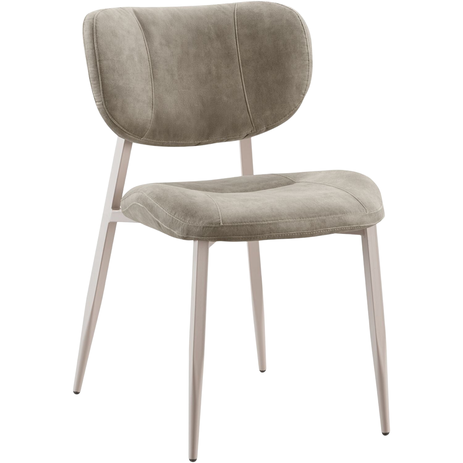 Eetkamerstoel Gomba velvet beige