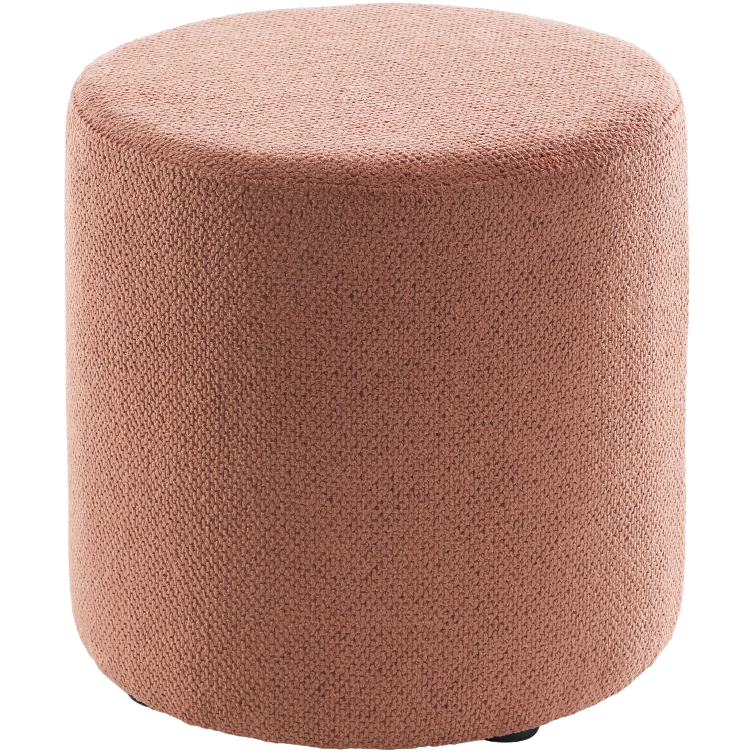Poef Roby 45 cm bruin rond
