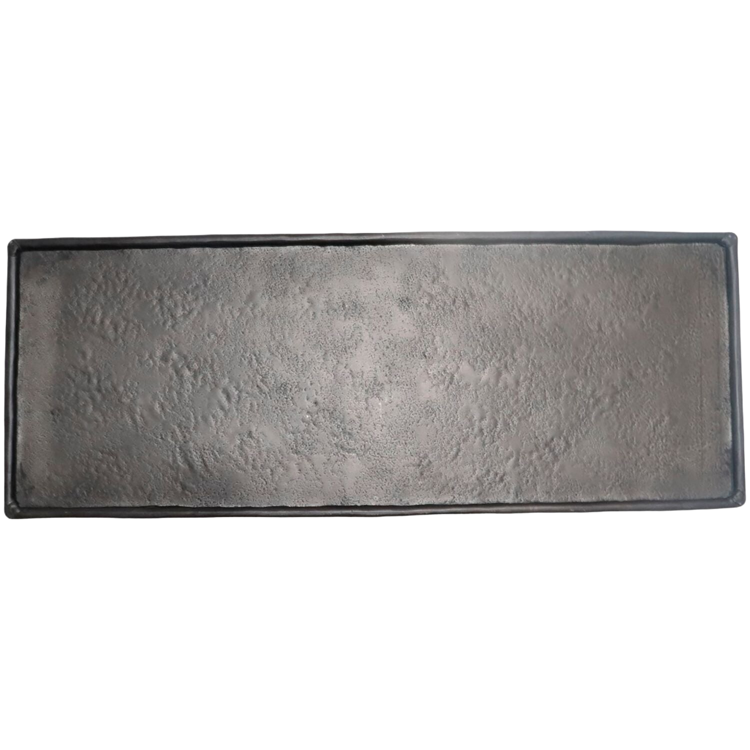 Decoratieschaal Trebbia 20x60 cm rechthoekig zwart