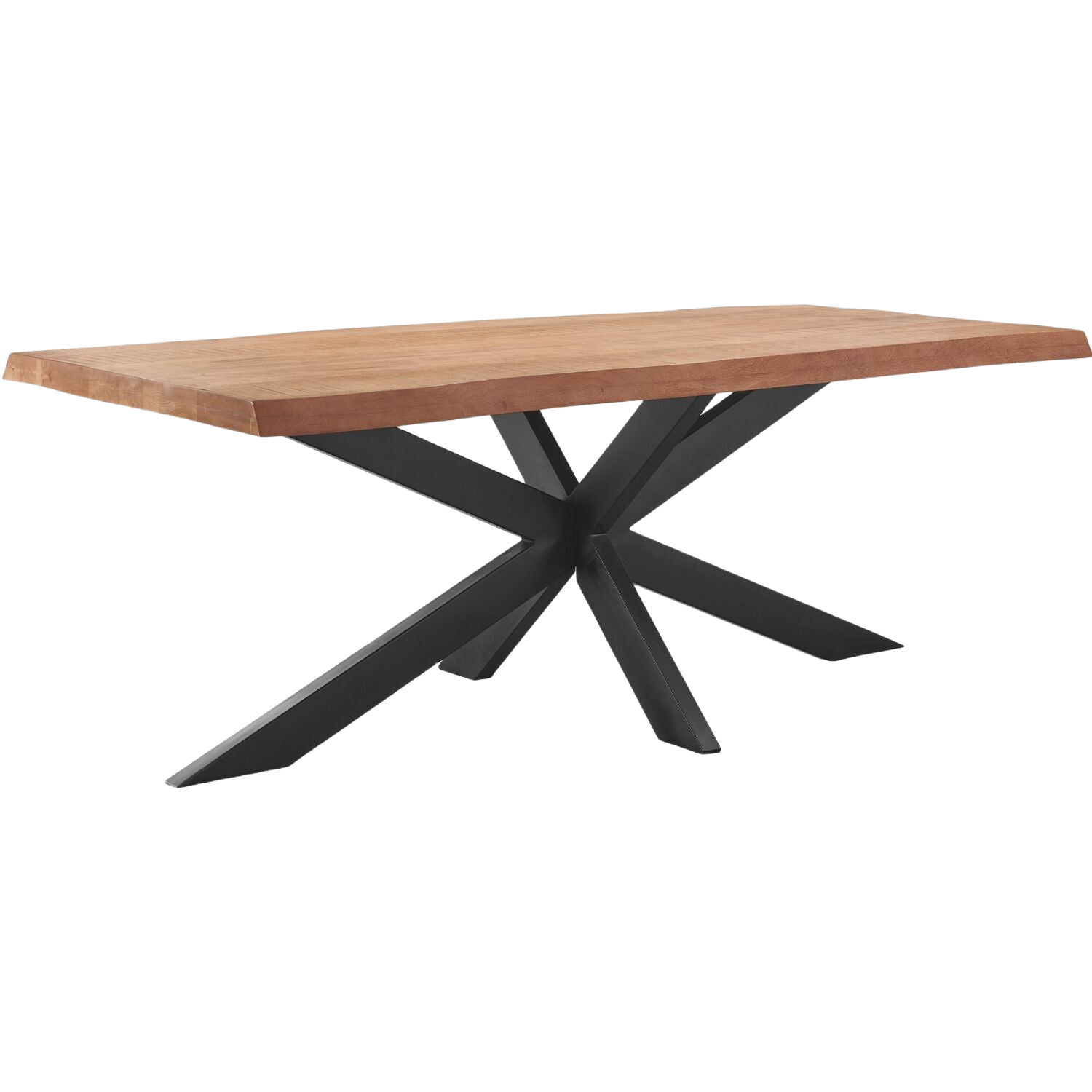 Eettafel Newhaven mangohout 220x100 cm rechthoekig