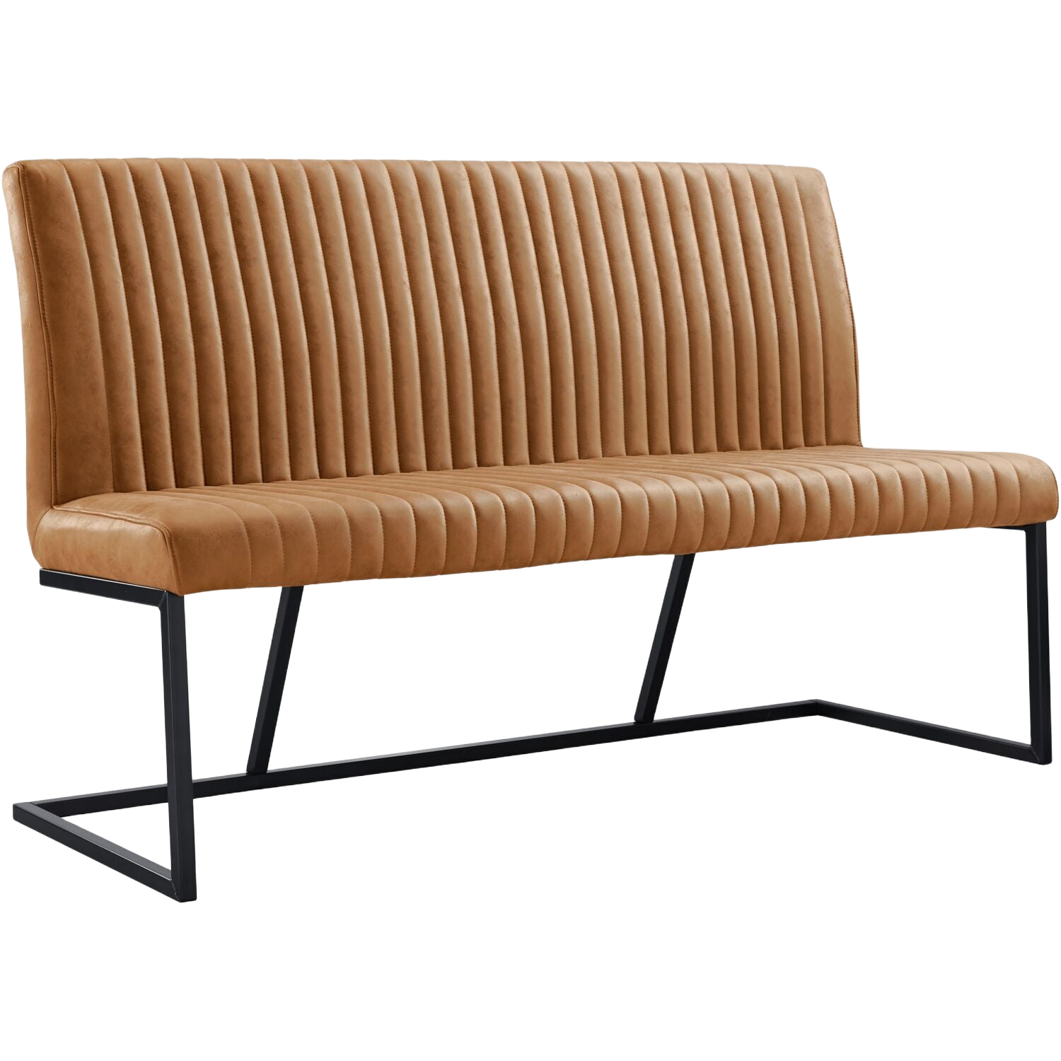 Eetkamerbank Pareda 160 cm cognac