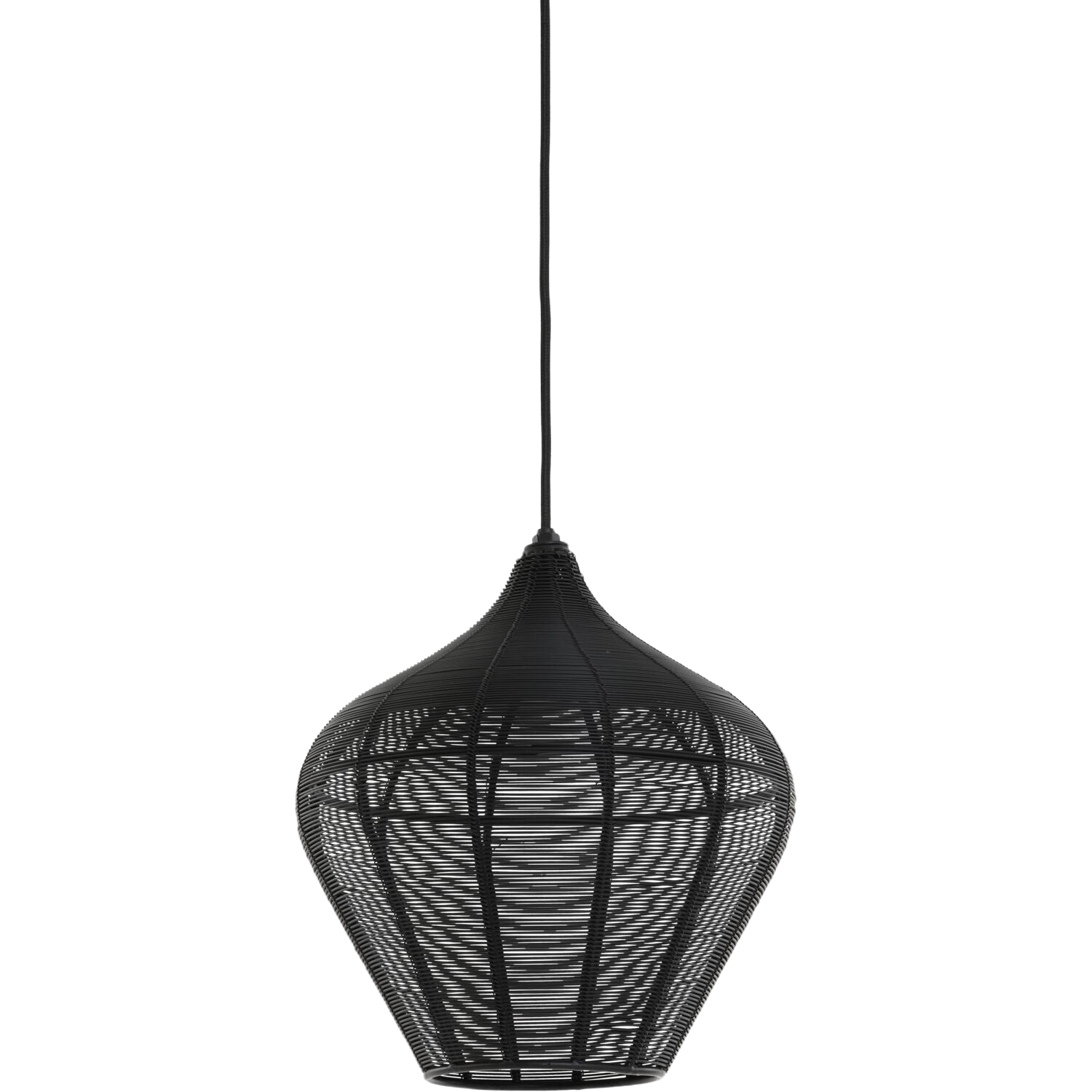 Hanglamp Bendigo zwart 27x29,5 cm