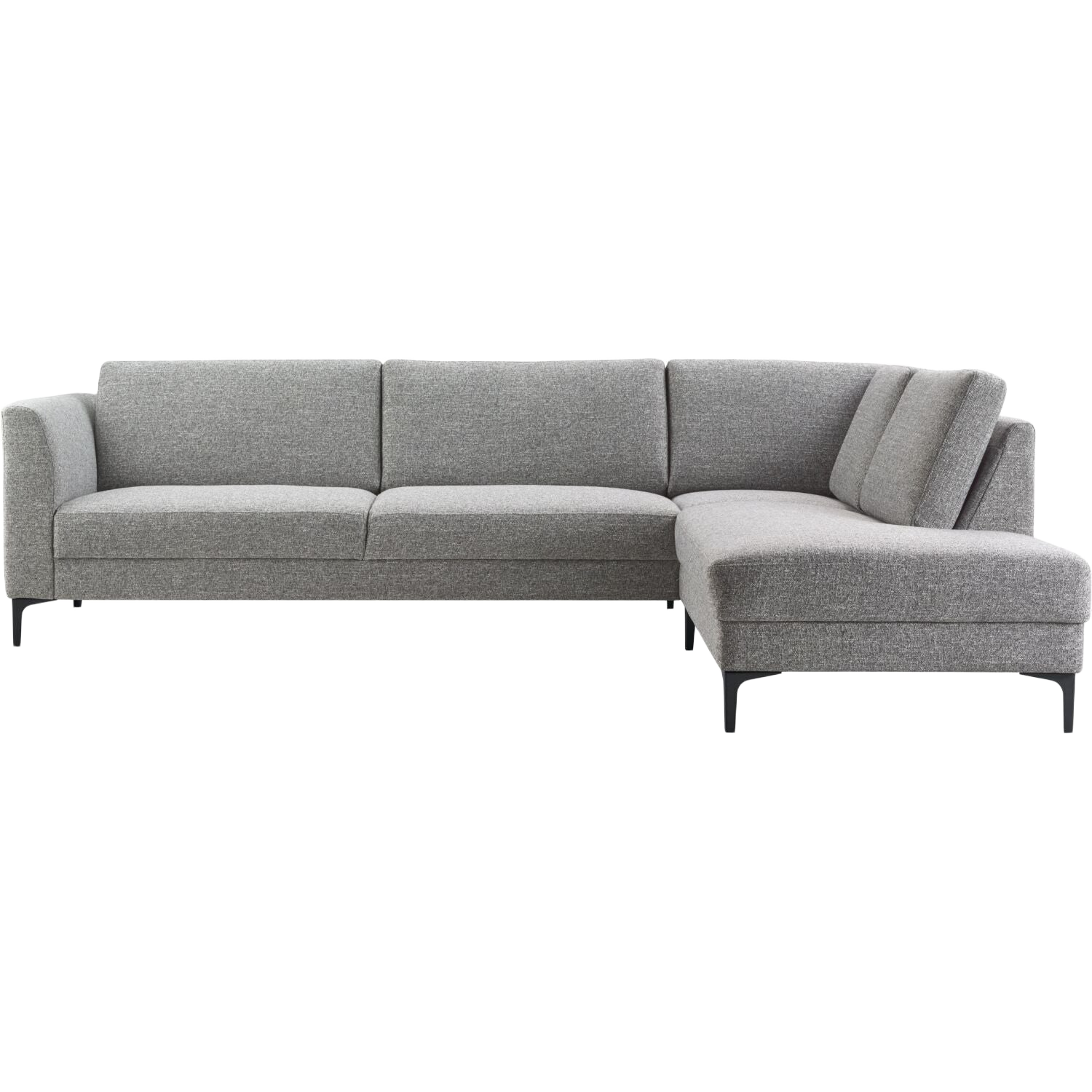 Hoekbank rechts Gulnare grijs premium comfort
