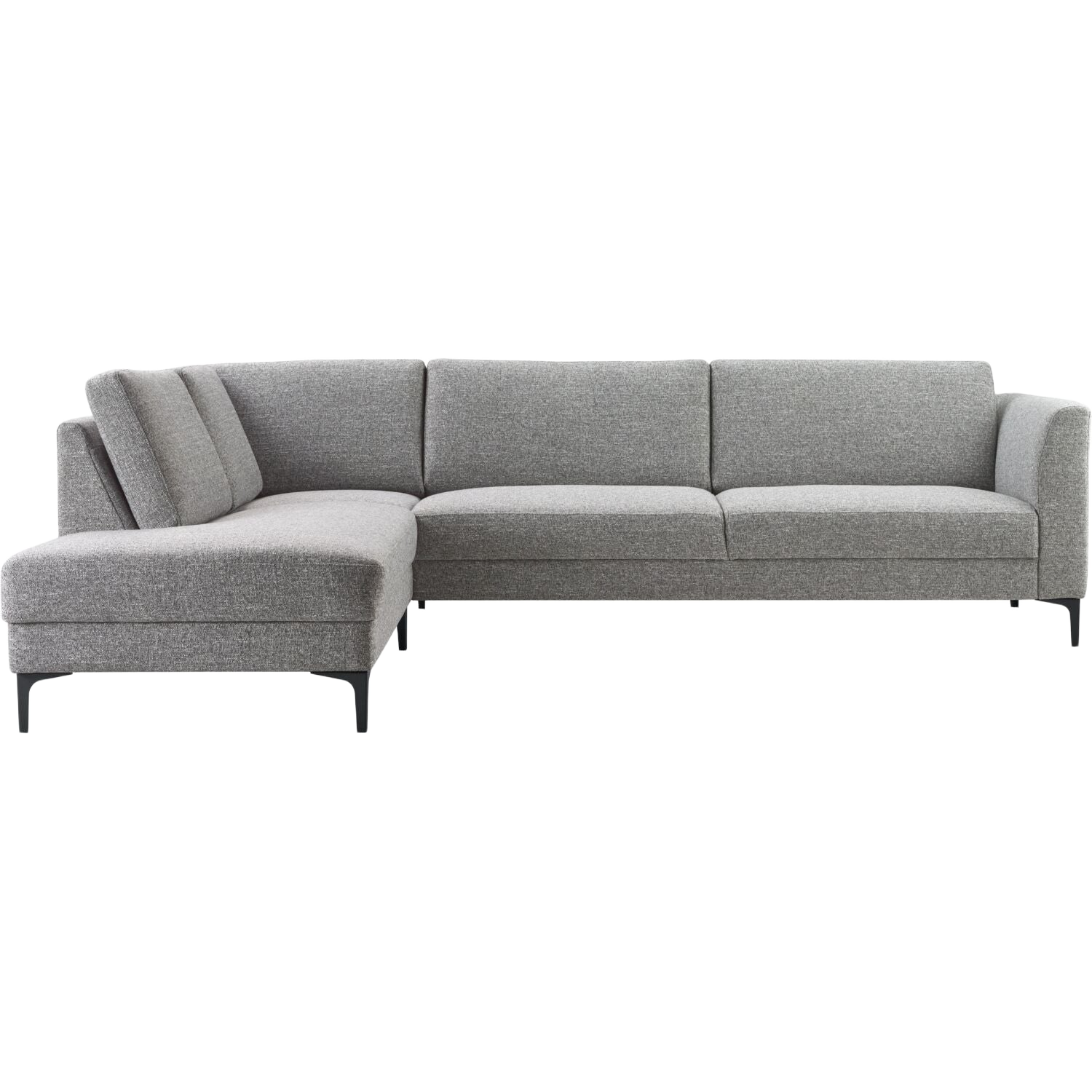 Hoekbank links Gulnare grijs basic comfort